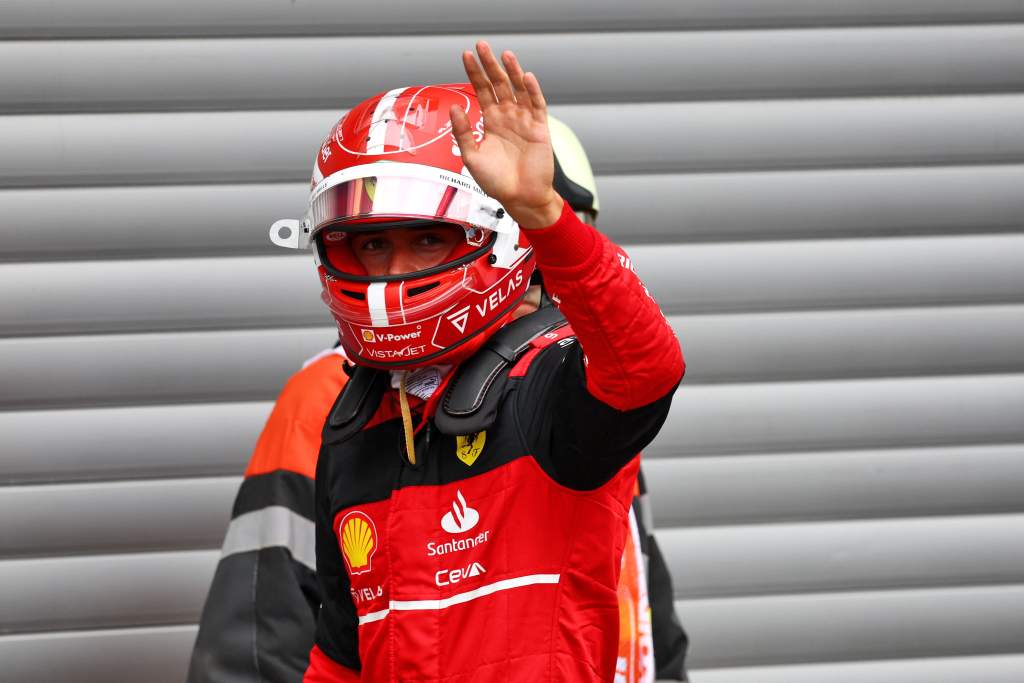 Charles Leclerc Ferrari F1 Belgian GP Spa