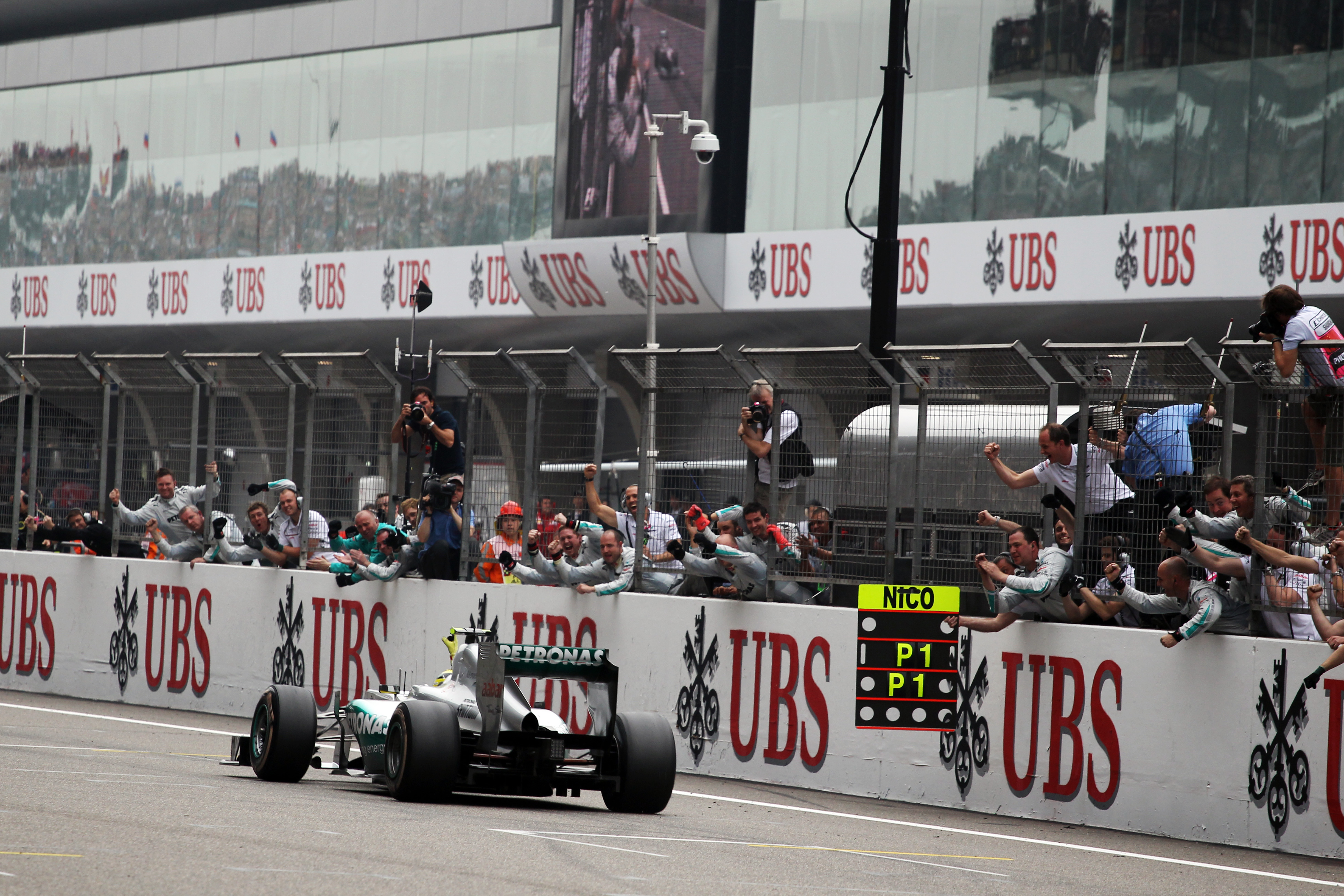 Motor Racing Formula One World Championship Chinese Grand Prix Race Day Shanghai, China