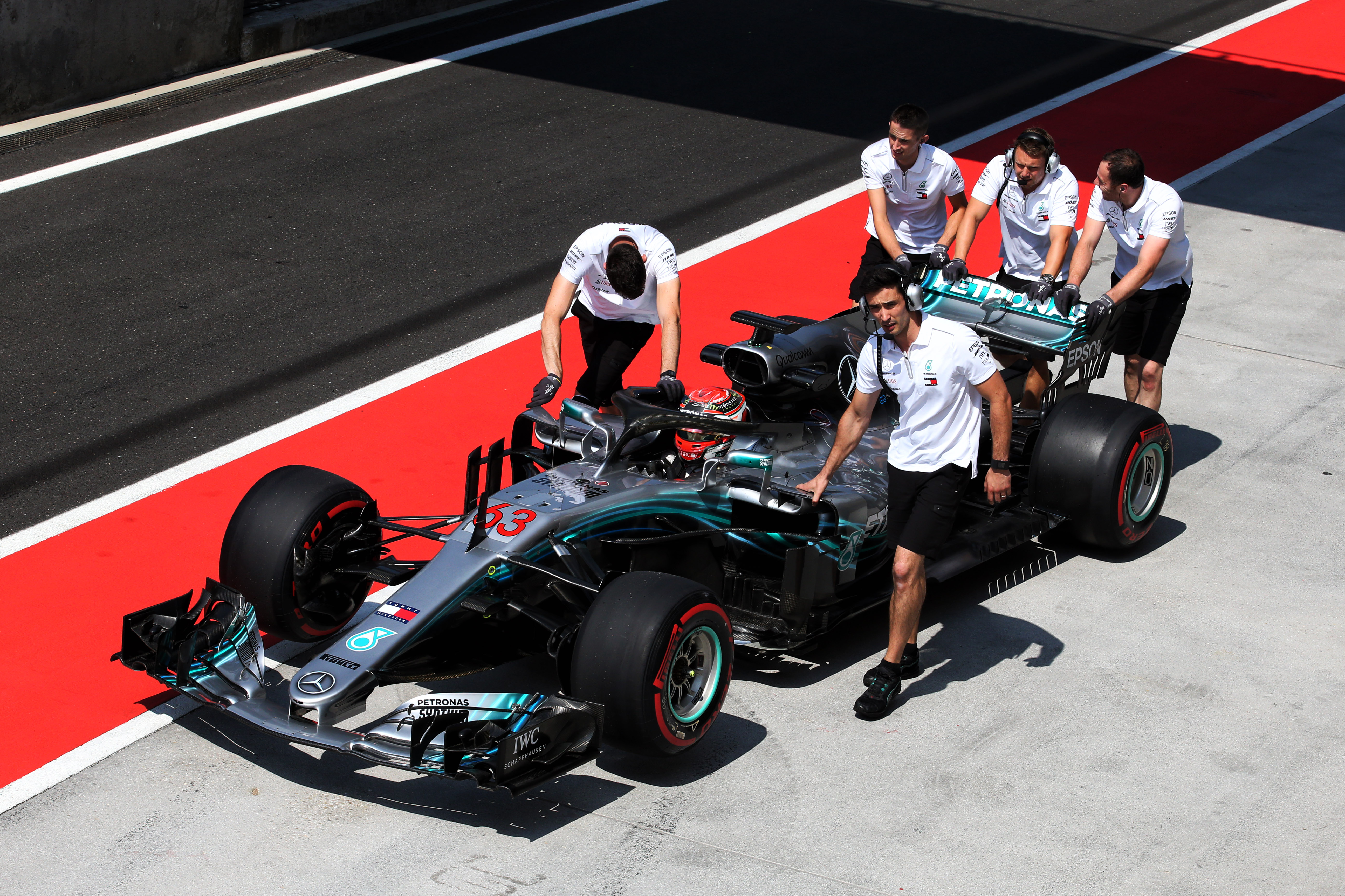 Motor Racing Formula One Testing Budapest, Hungary