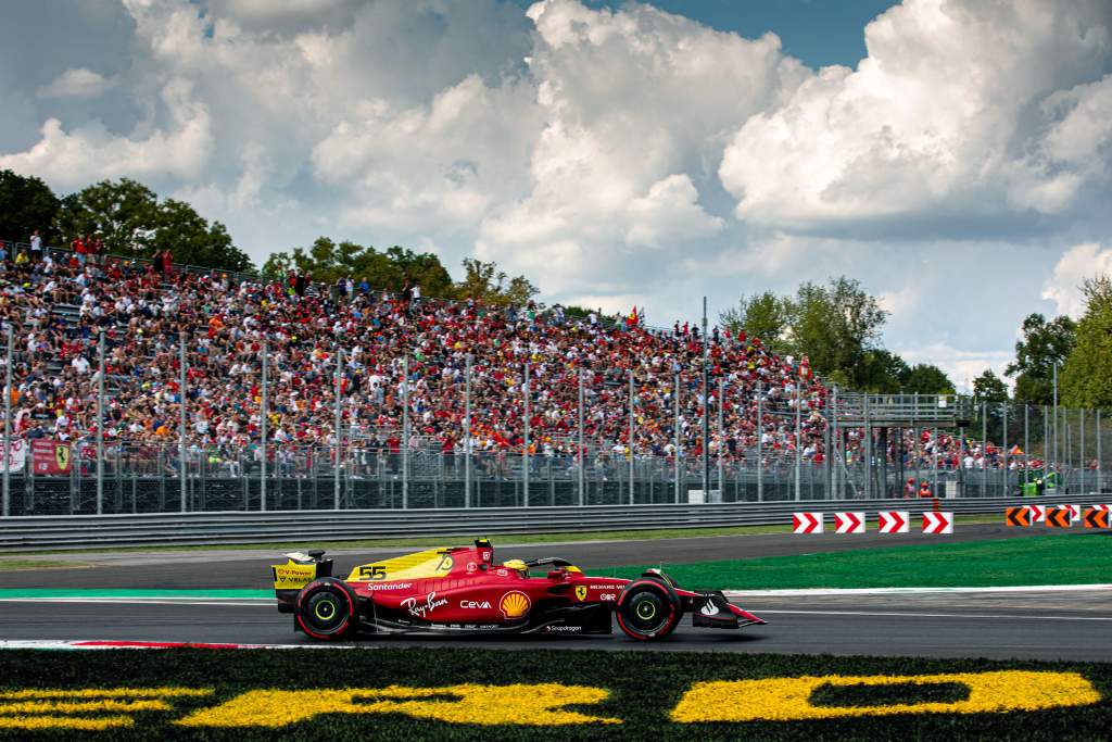 Carlos Sainz Ferrari F1 Italian GP Monza