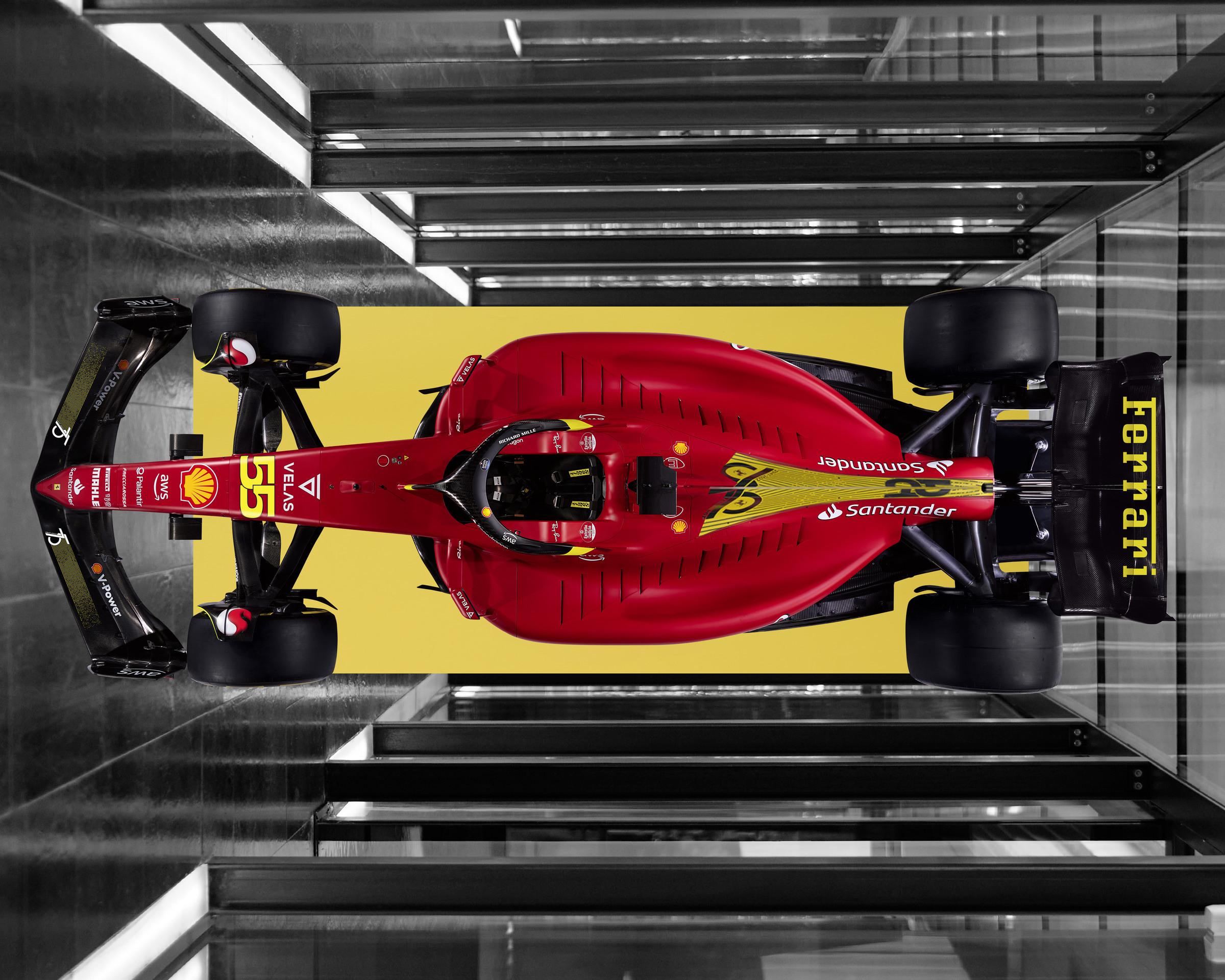 Ferrari reveals new F1-75 car for 2022 with red and black livery