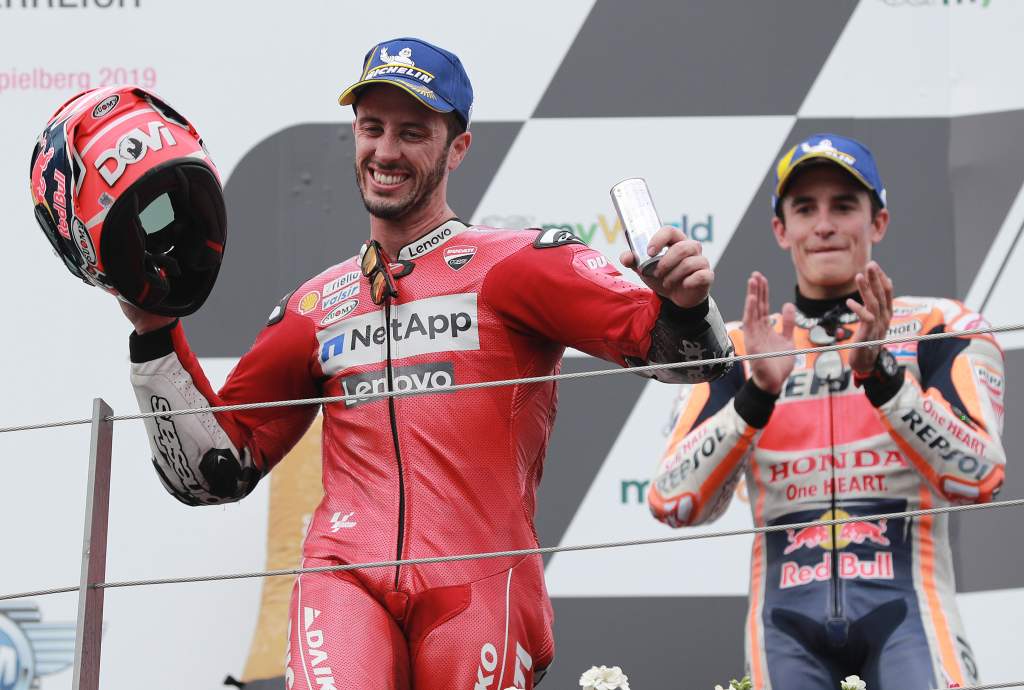 Dovizioso foi um pouco mais baixo - mas ele melhorou Marquez e o MotoGP