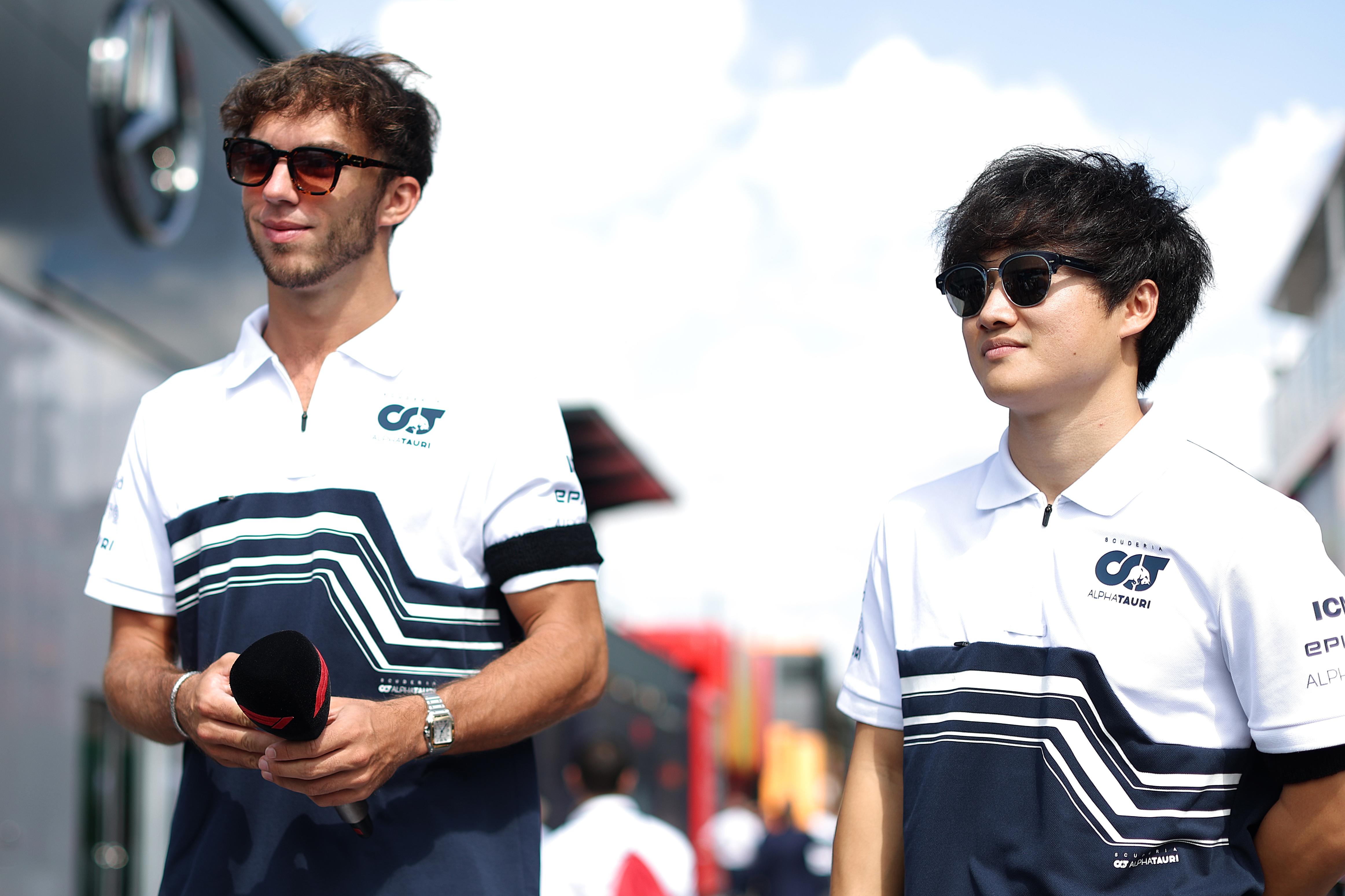 Pierre Gasly Yuki Tsunoda AlphaTauri F1