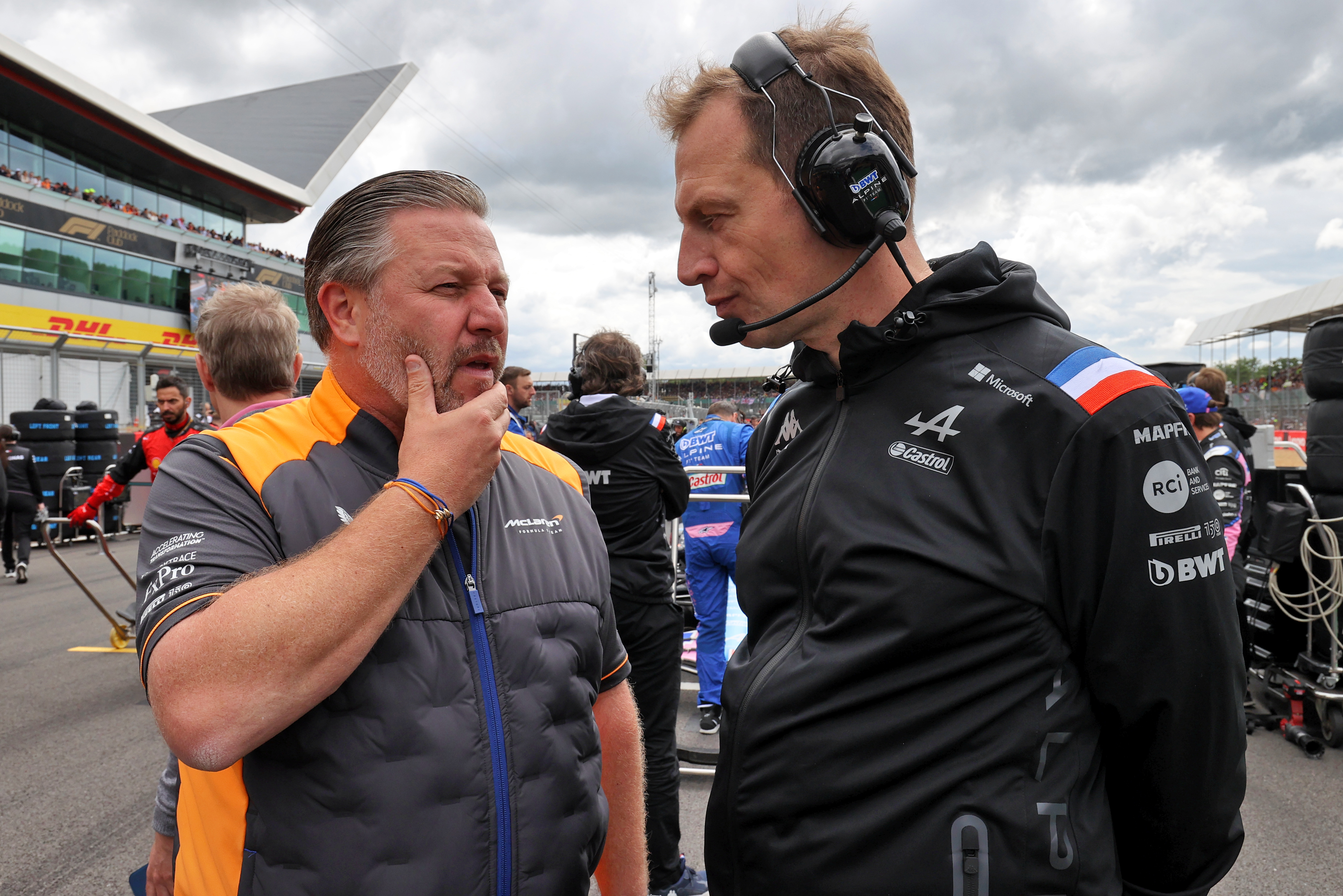 Motor Racing Formula One World Championship British Grand Prix Race Day Silverstone, England