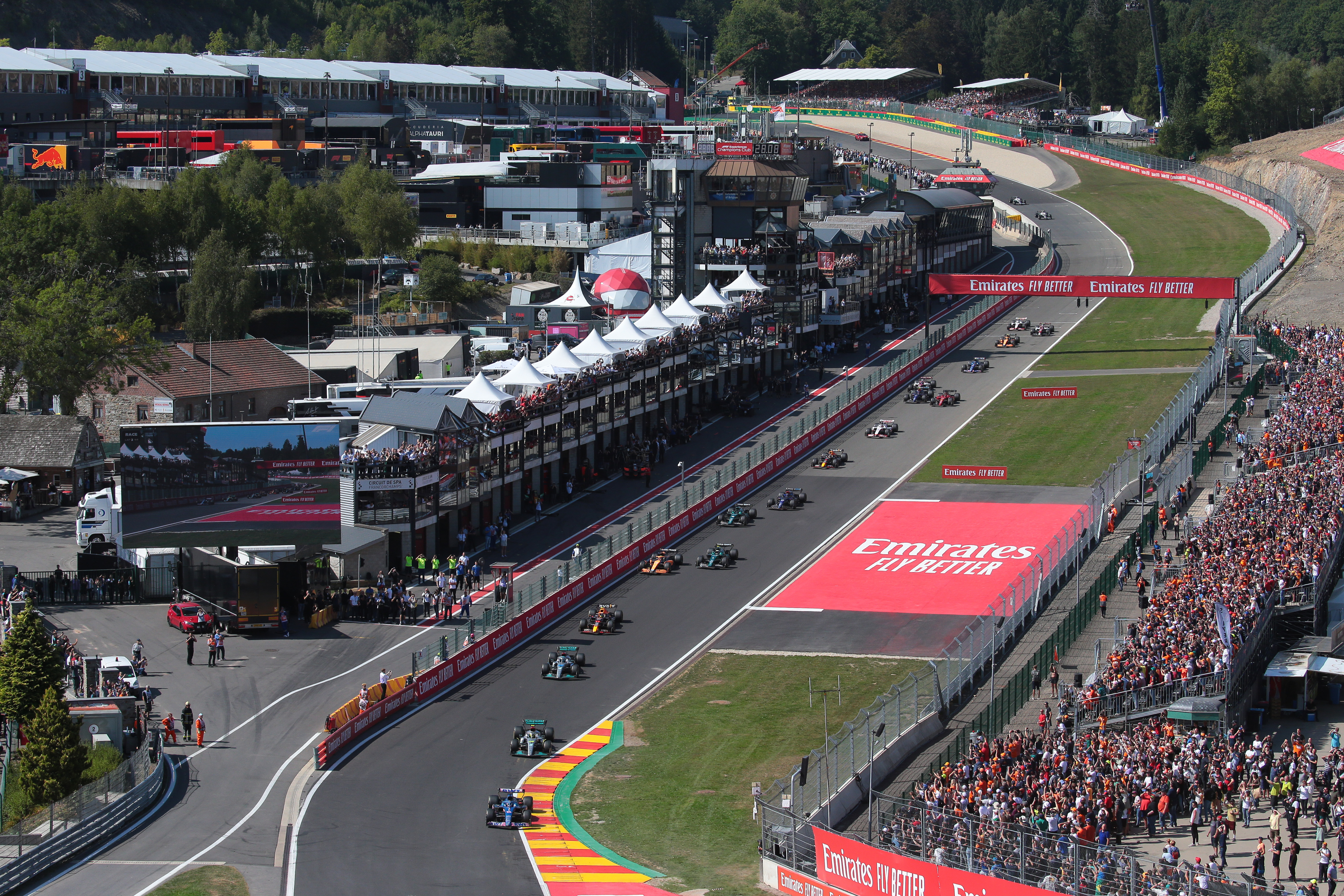 Motor Racing Formula One World Championship Belgian Grand Prix Race Day Spa Francorchamps, Belgium