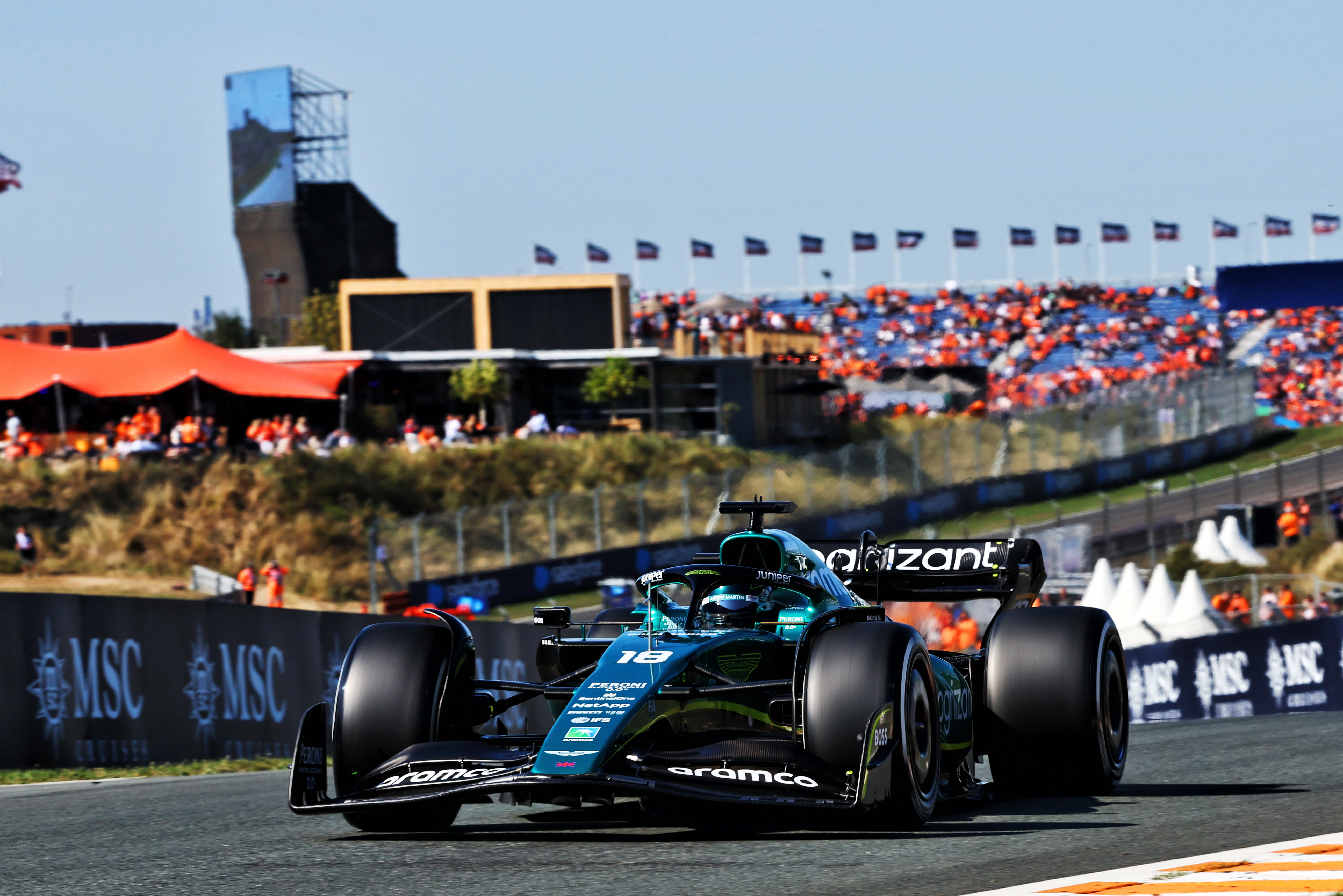 Motor Racing Formula One World Championship Dutch Grand Prix Qualifying Day Zandvoort, Netherlands