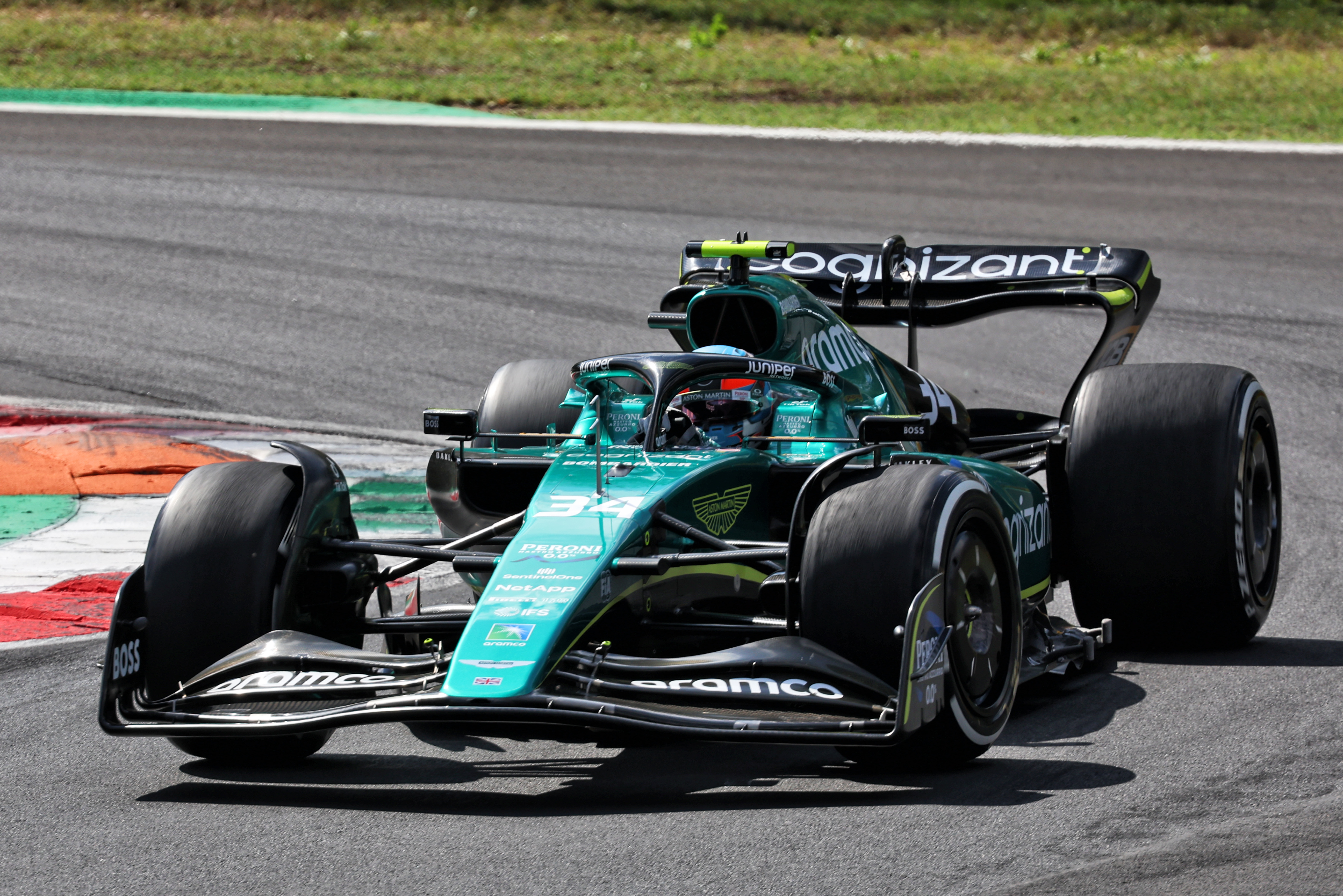 Motor Racing Formula One World Championship Italian Grand Prix Practice Day Monza, Italy