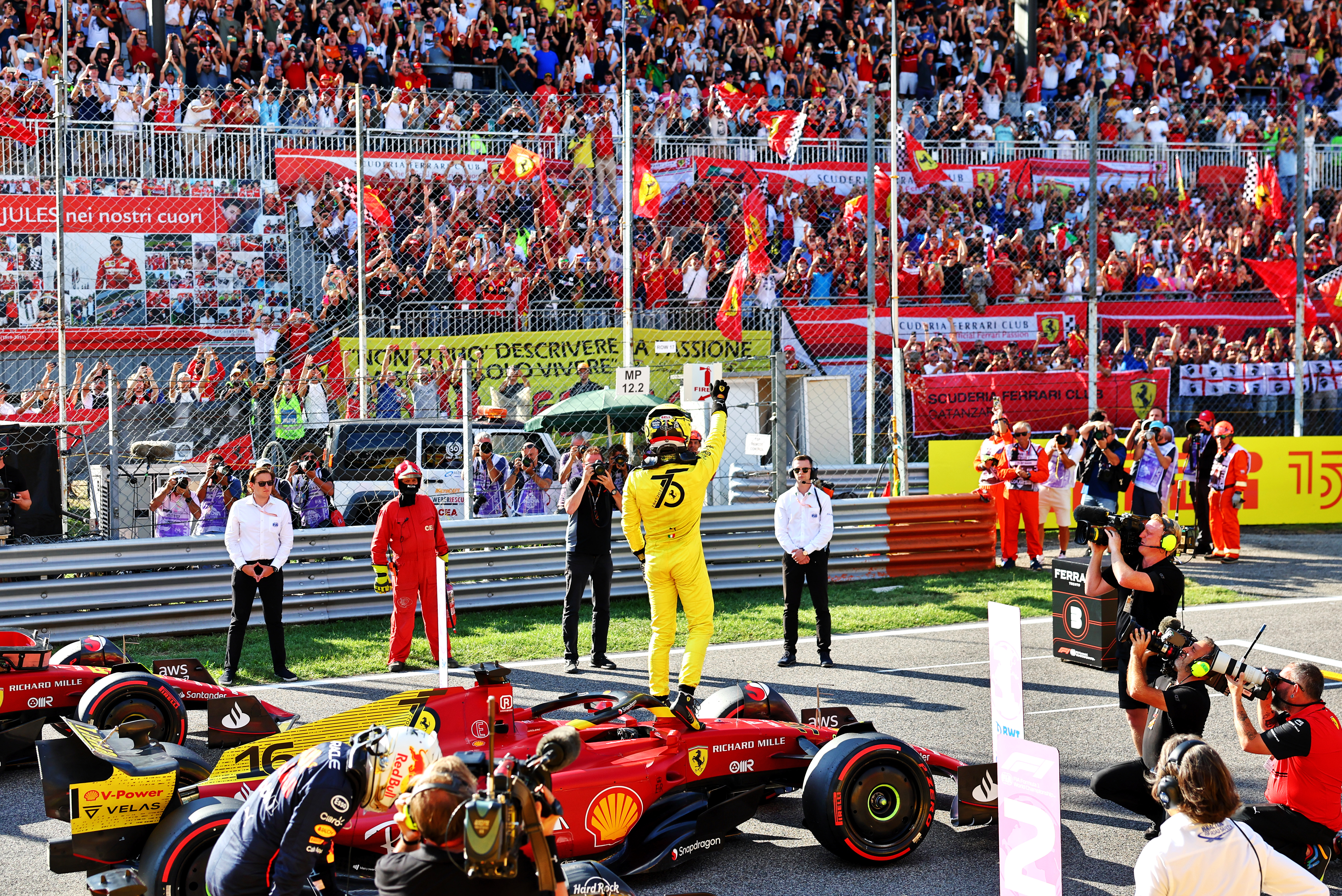 Motor Racing Formula One World Championship Italian Grand Prix Qualifying Day Monza, Italy