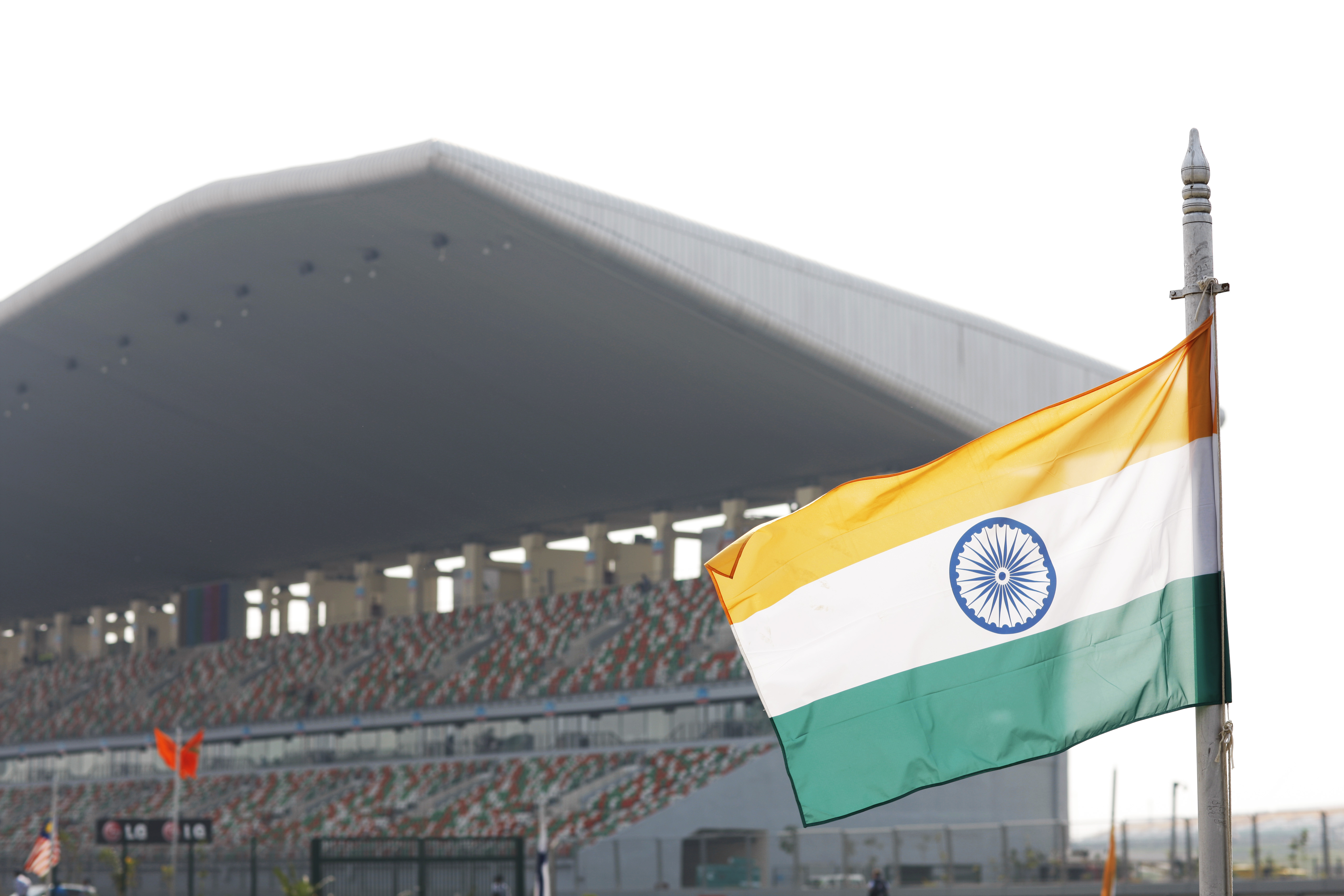 Indian GP flag F1 Buddh