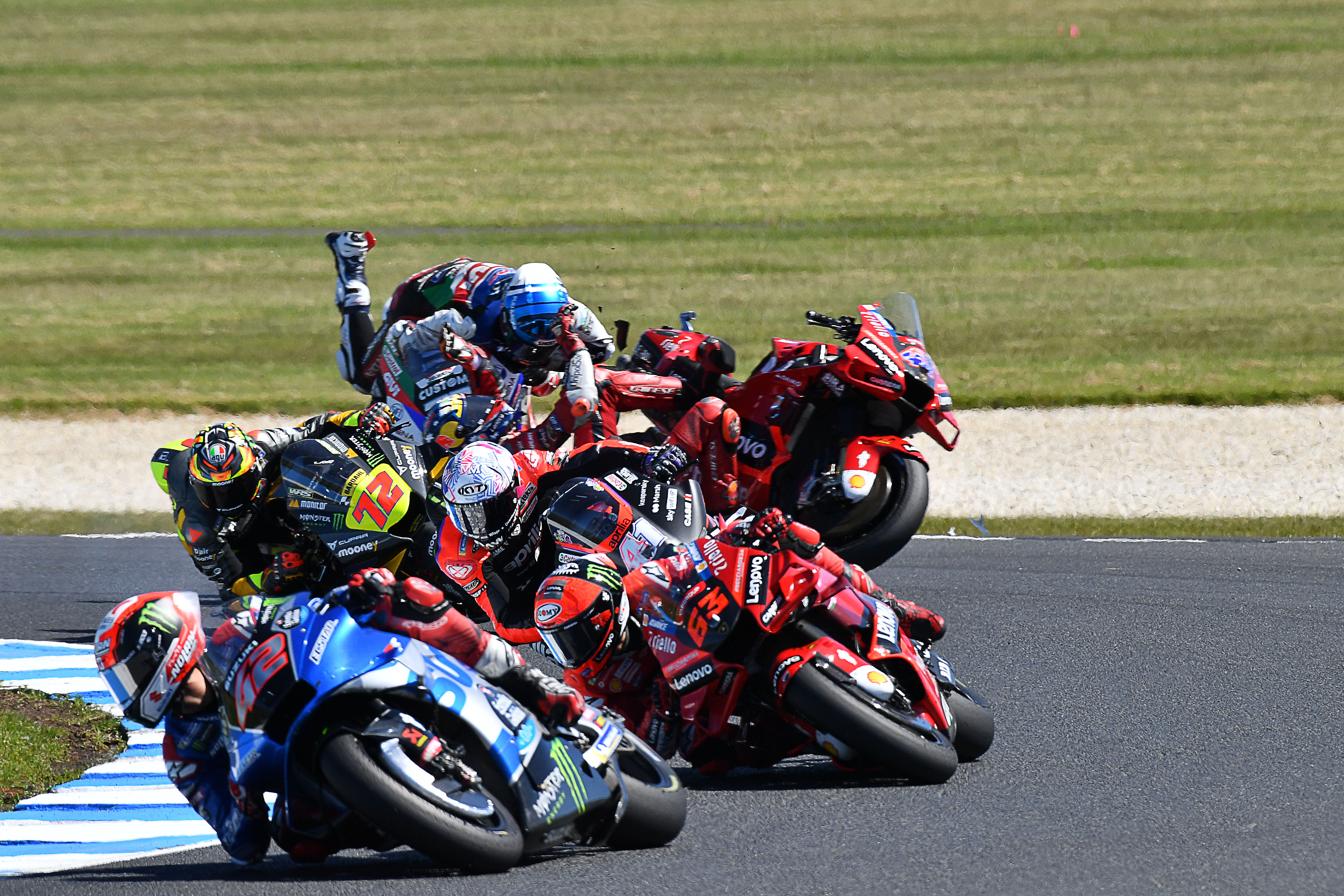 Alex Marquez Jack Miller crash Phillip Island MotoGP