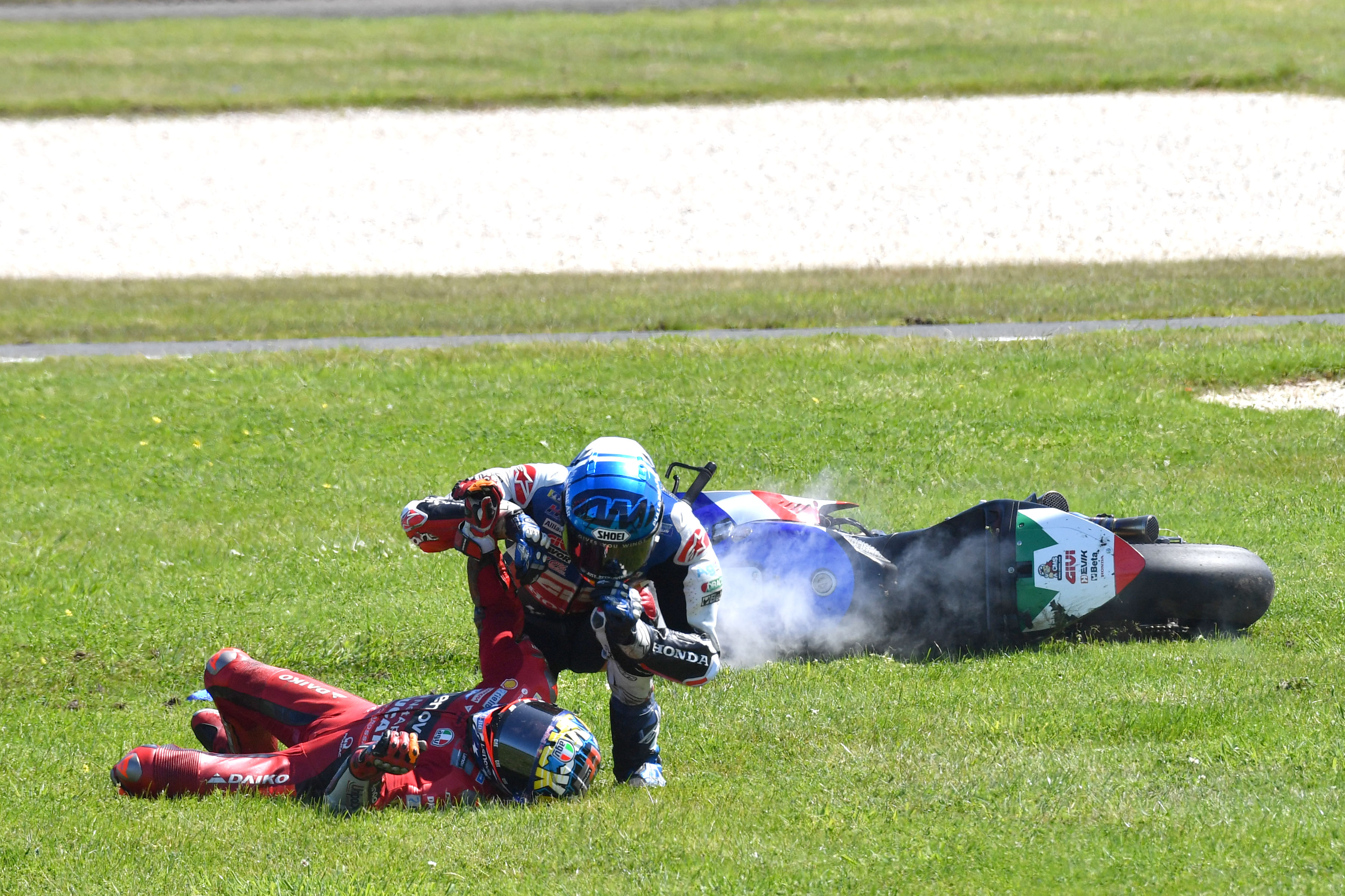 Alex Marquez Jack Miller crash Phillip Island MotoGP