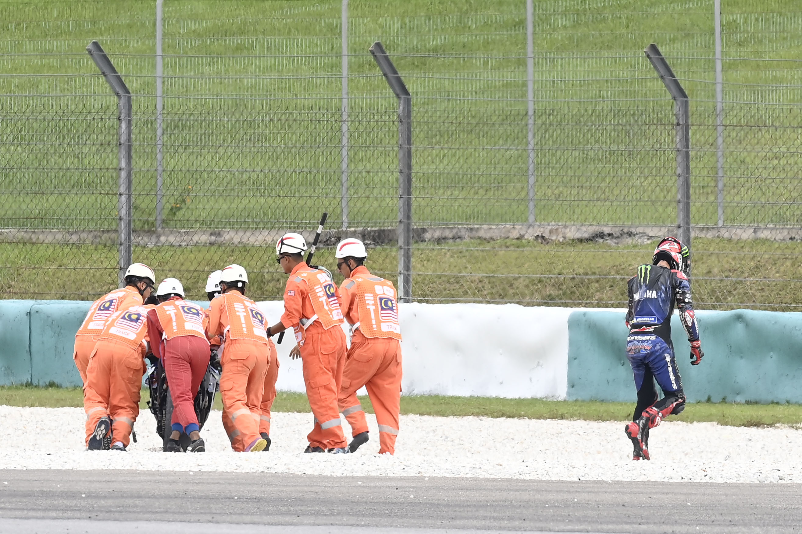 Fabio Quartararo Yamaha MotoGP Sepang crash