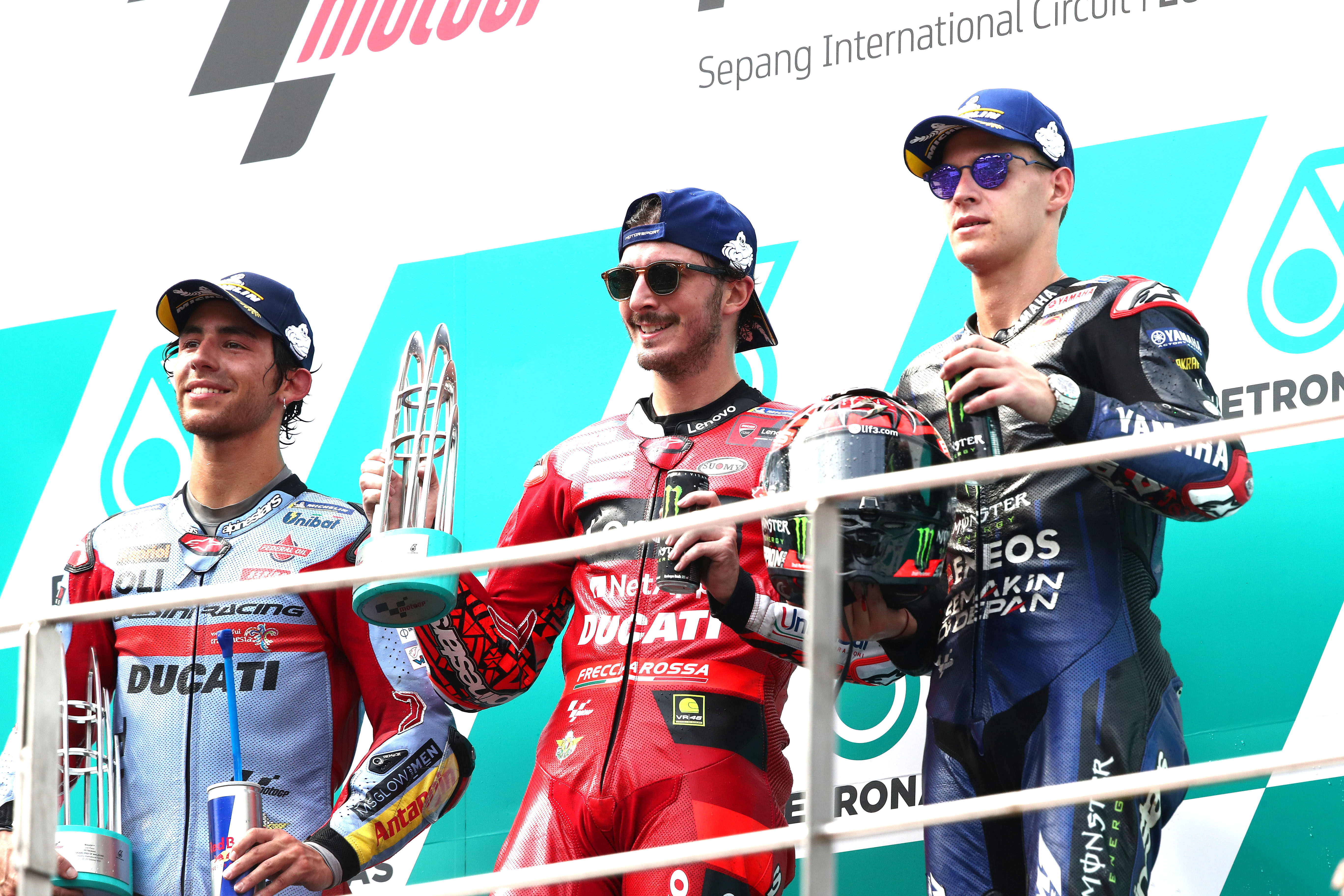 Enea Bastianini Pecco Bagnaia Fabio Quartararo Sepang MotoGP