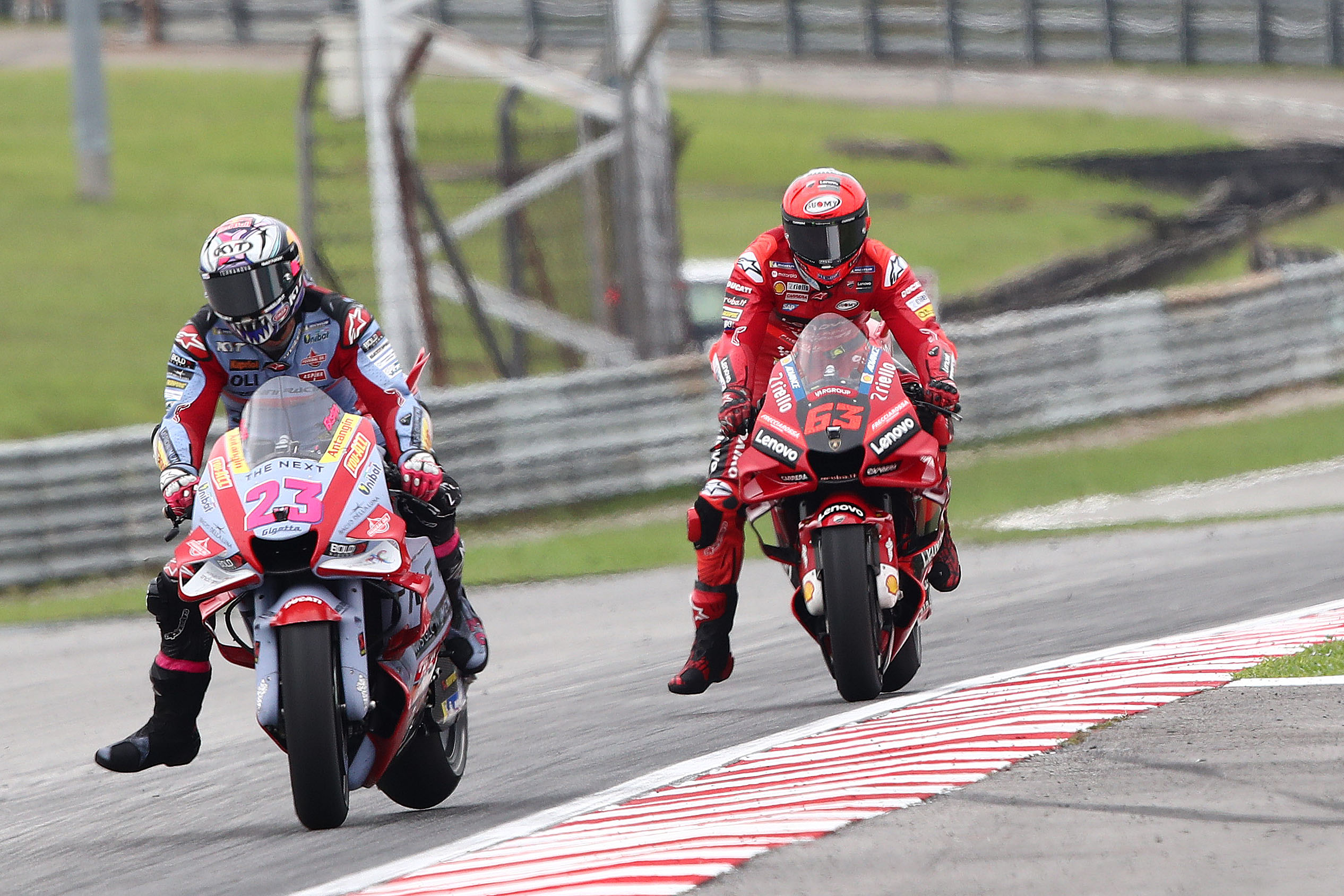 Enea Bastianini Pecco Bagnaia Ducati MotoGP Sepang