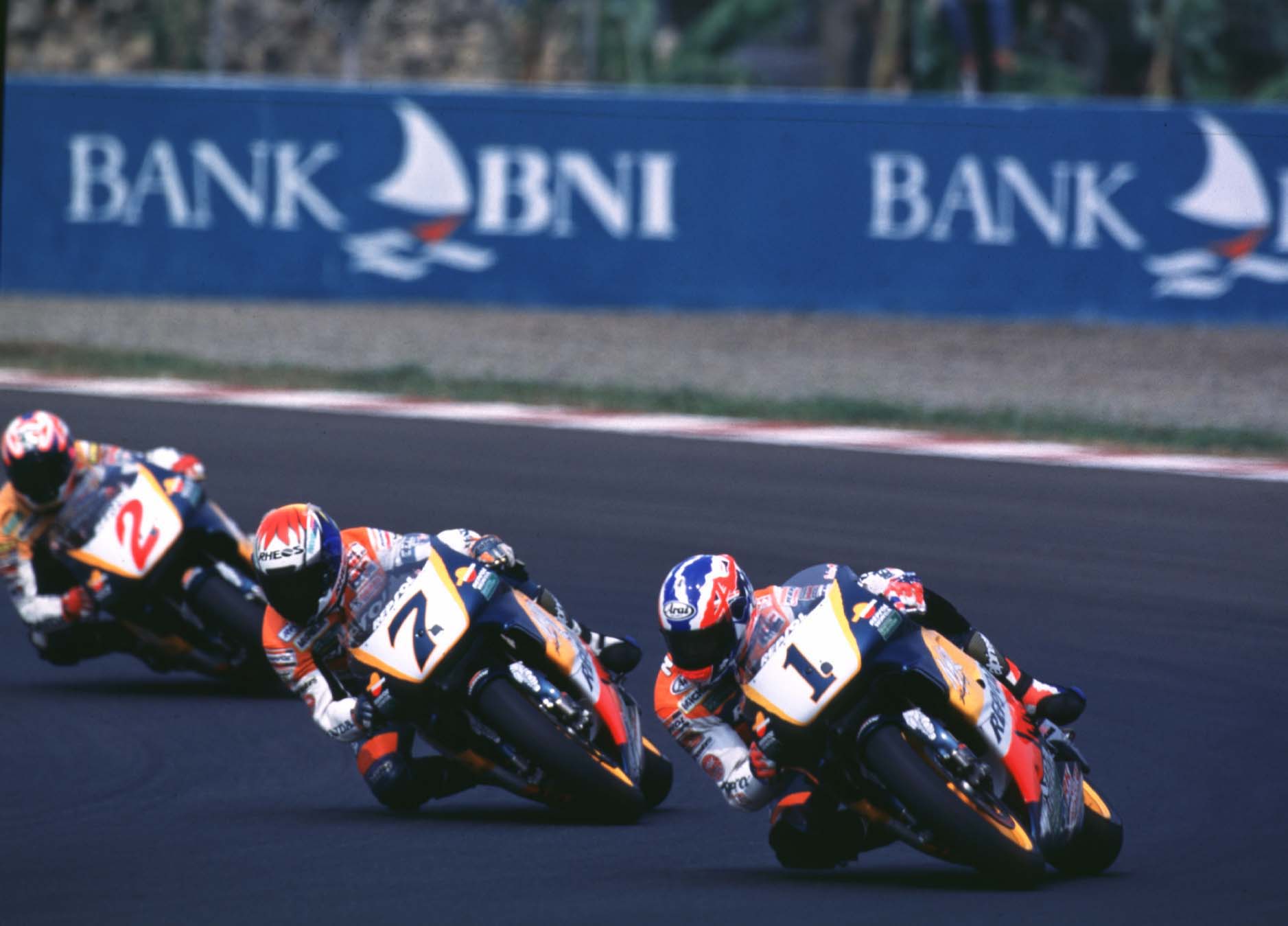 Mick Doohan Alex Criville Tadayuki Okada Honda MotoGP