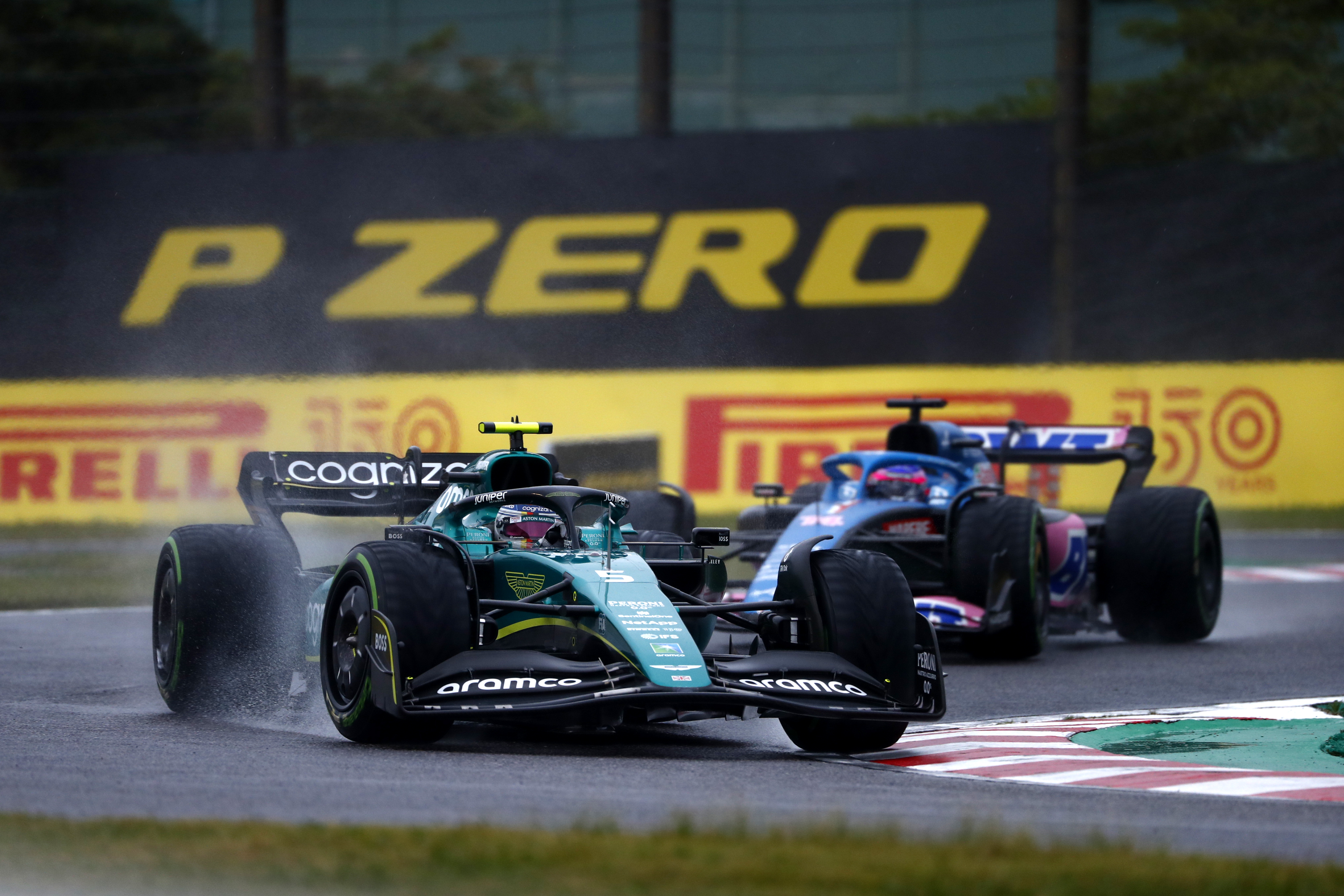 Sebastian Vettel Fernando Alonso F1 GP Jepang Suzuk