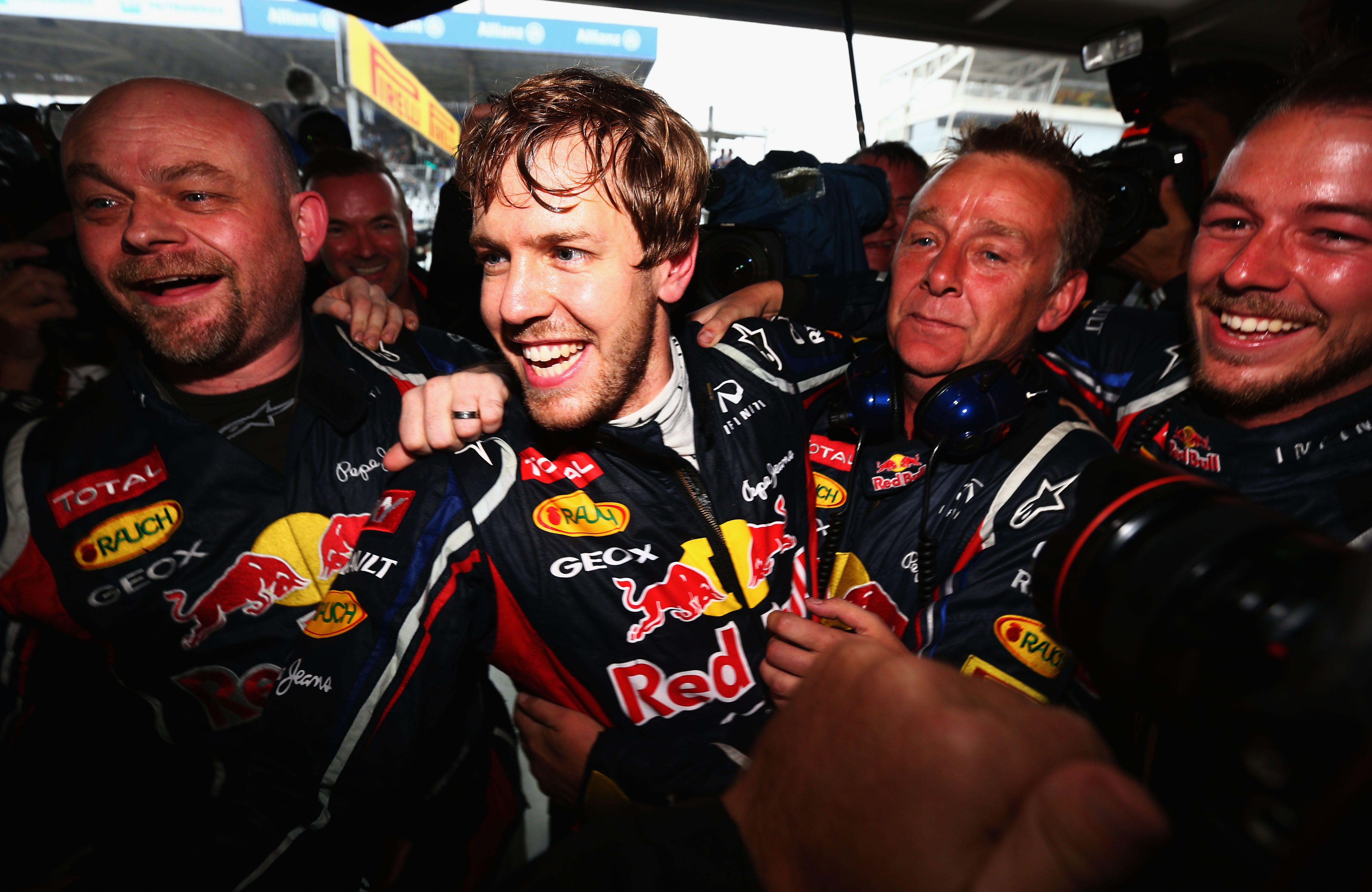 Sebastian Vettel 2012 F1 Red Bull champion