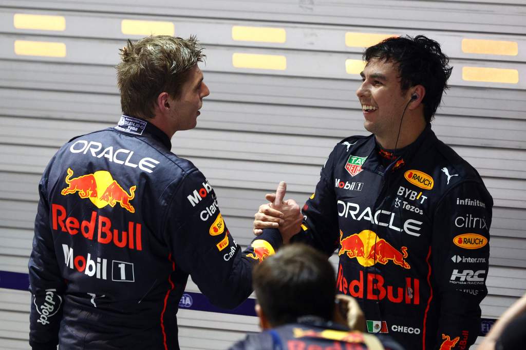 Max Verstappen Sergio Perez Red Bull F1