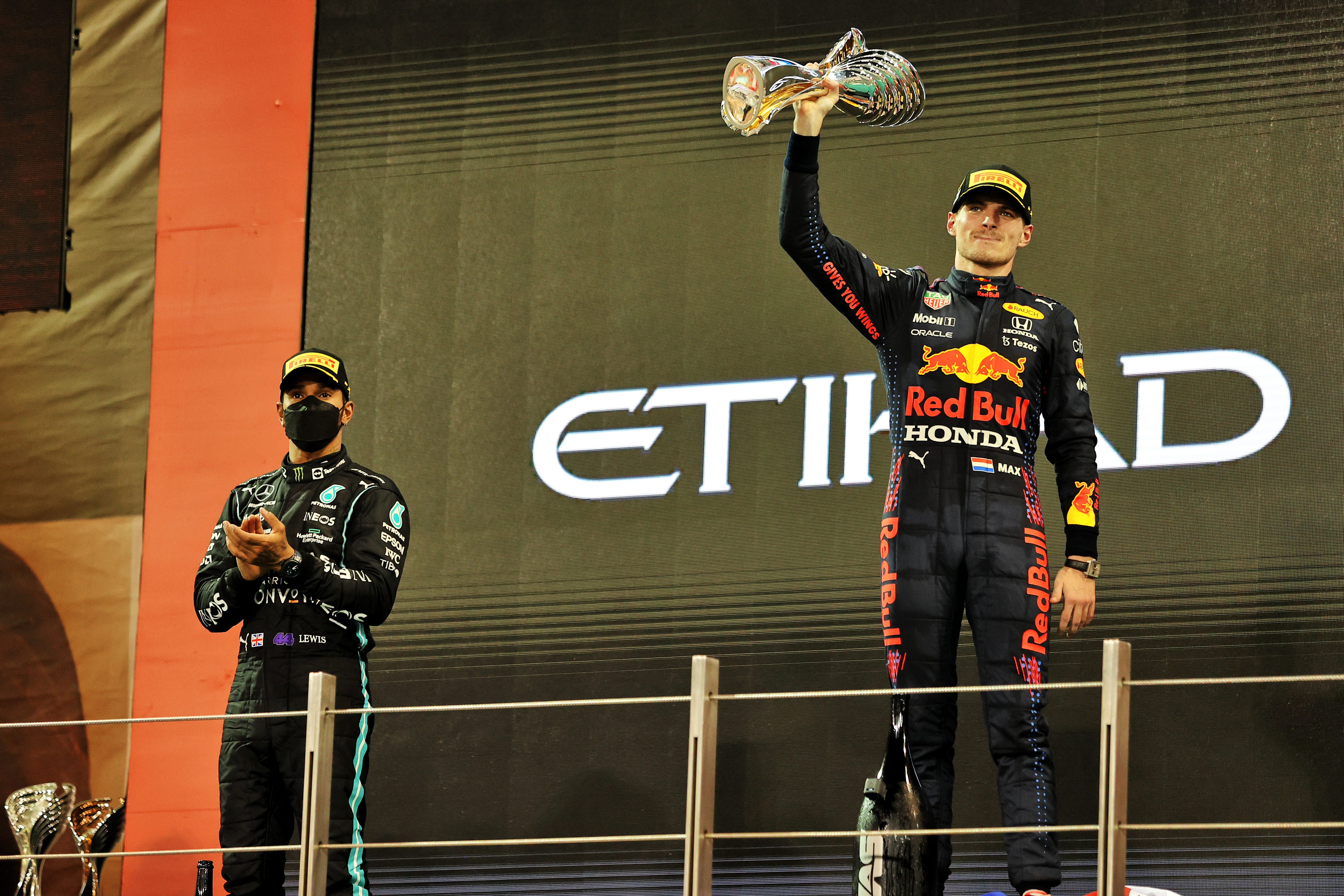 Lewis Hamilton Mercedes Max Verstappen Red Bull F1