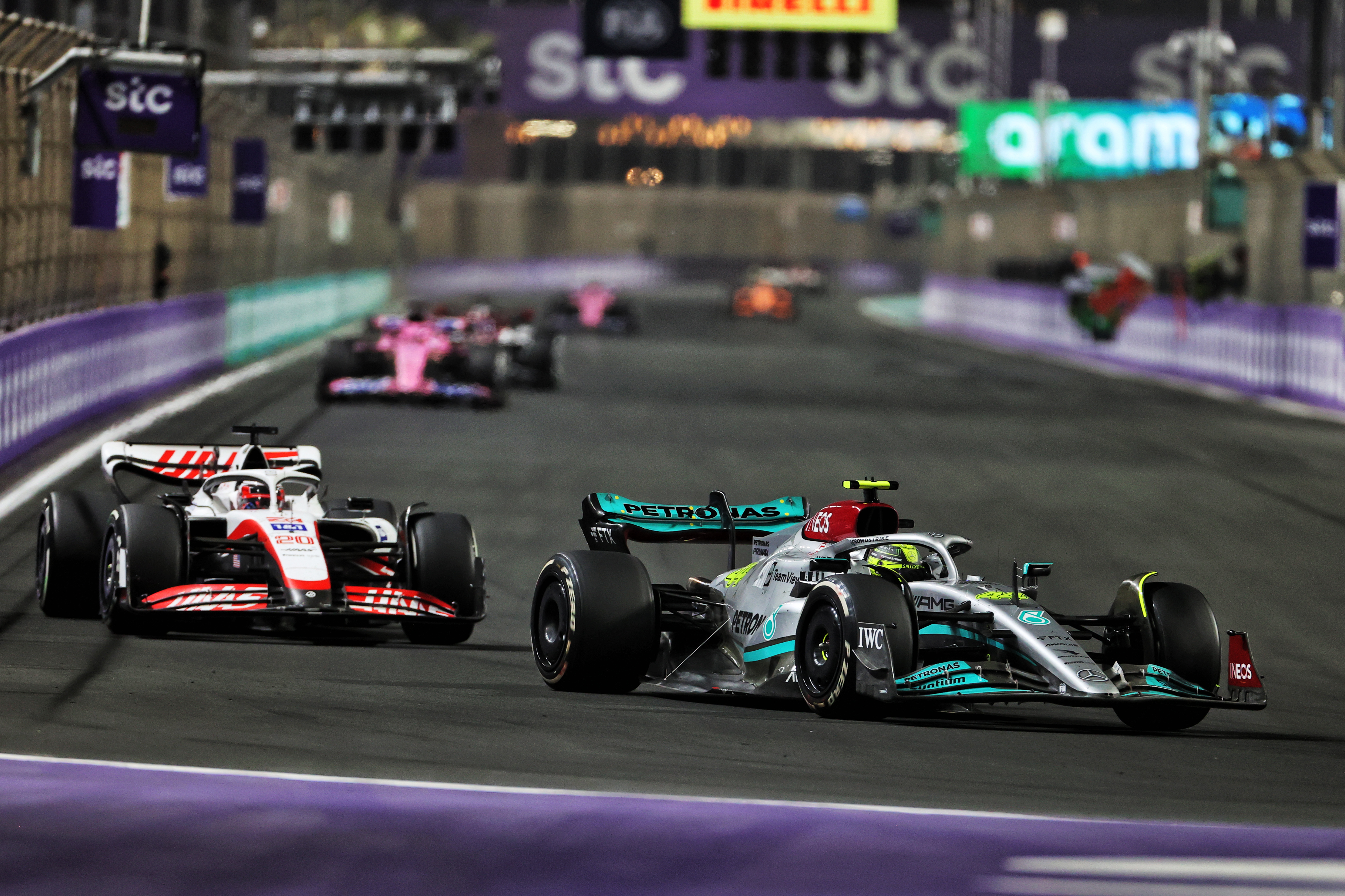 Motor Racing Formula One World Championship Saudi Arabian Grand Prix Race Day Jeddah, Saudi Arabia