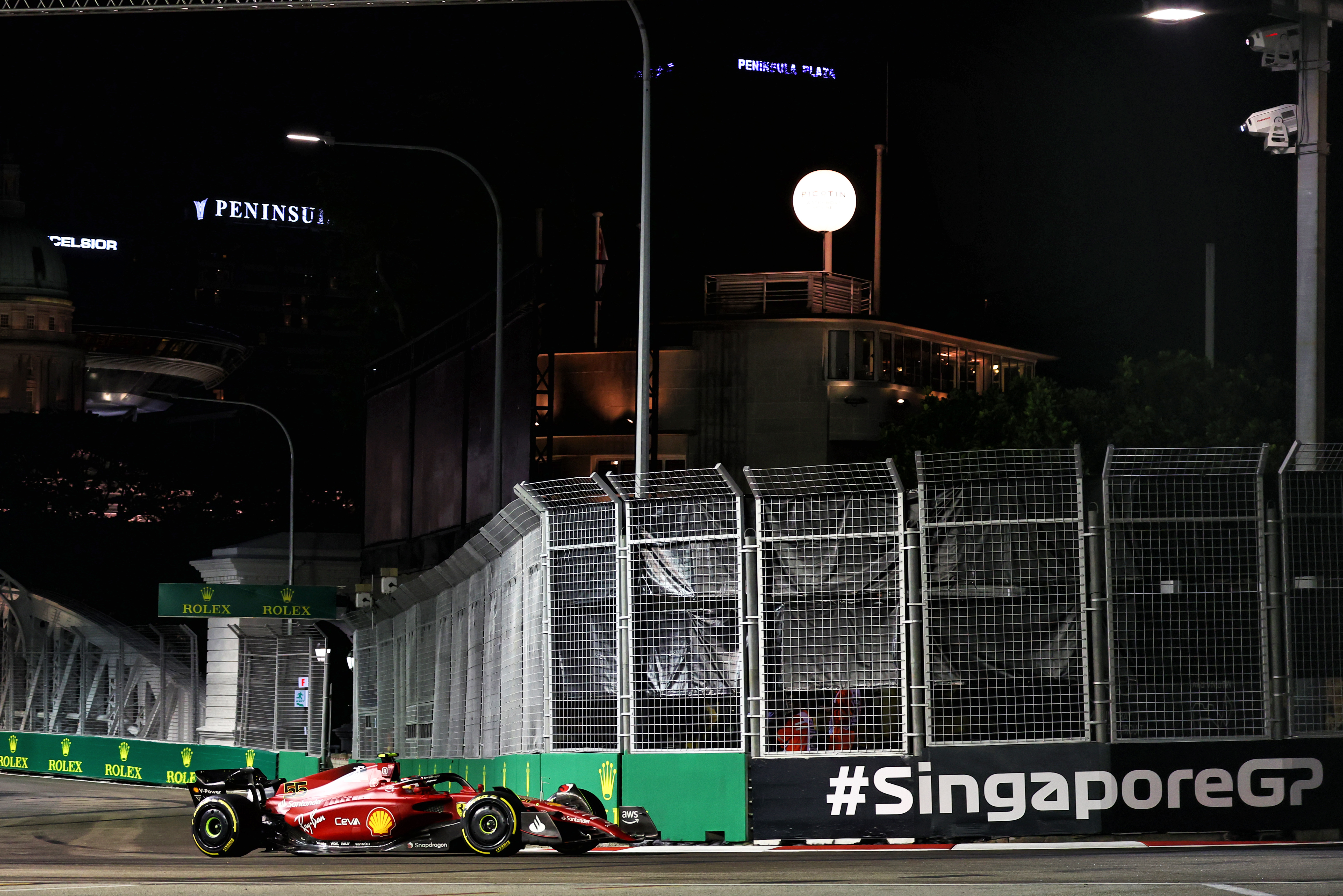 Carlos Sainz Ferrari F1 Singapore GP