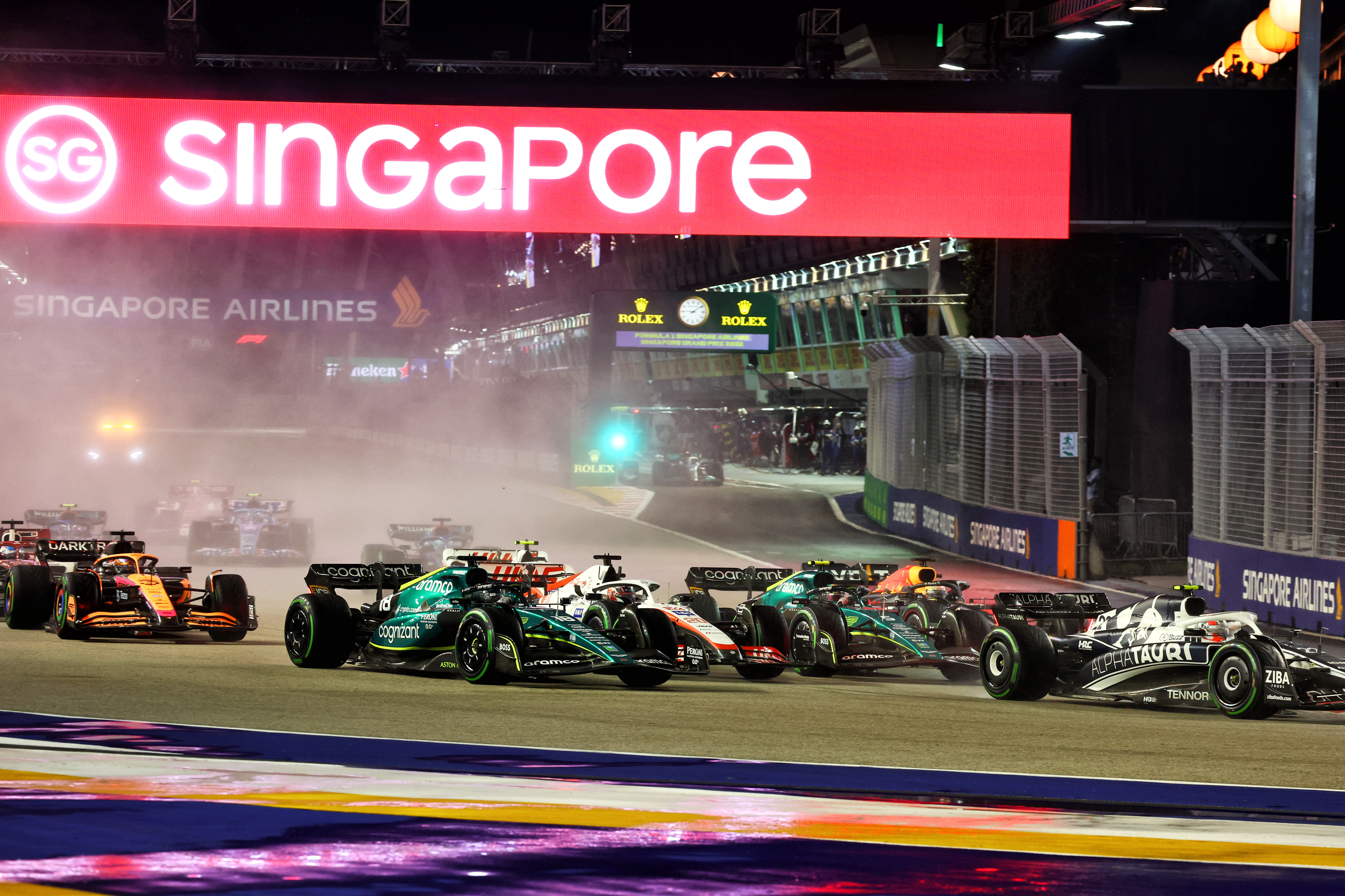 Motor Racing Formula One World Championship Singapore Grand Prix Race Day Singapore, Singapore