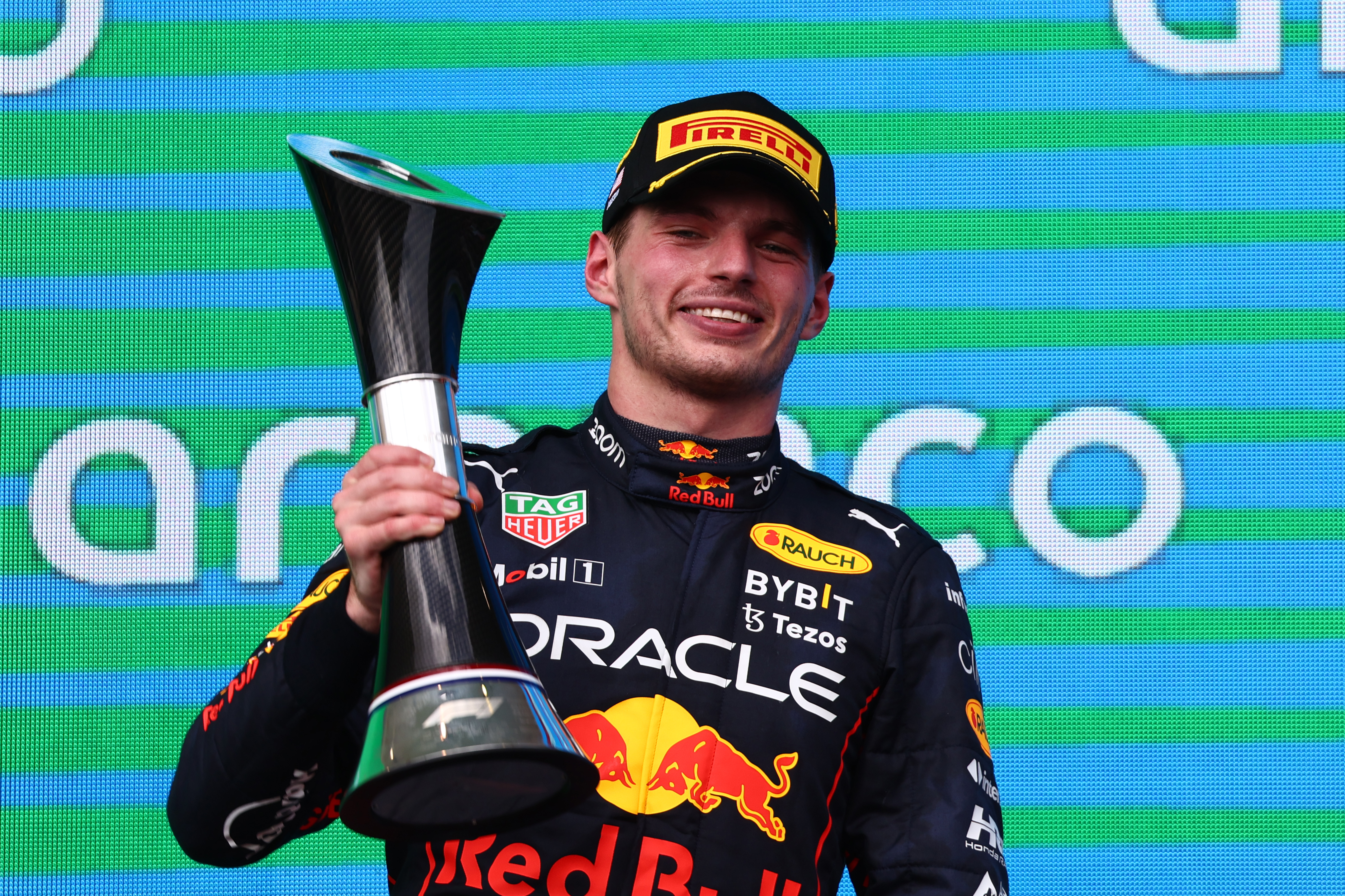 Max receives F1 World Championship trophy 2022: 'An exceptional