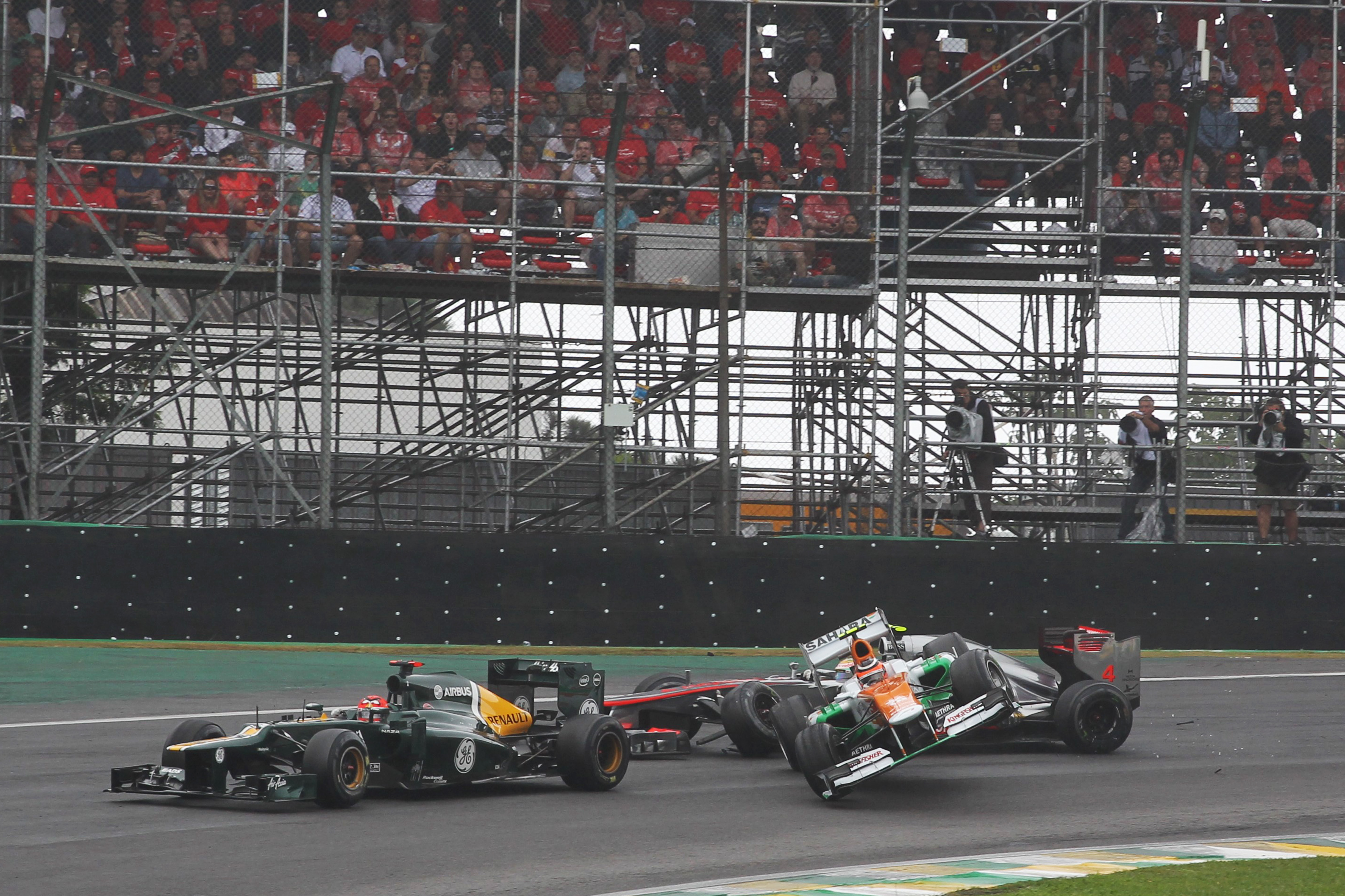 Motor Racing Formula One World Championship Brazilian Grand Prix Race Day Sao Paulo, Brazil