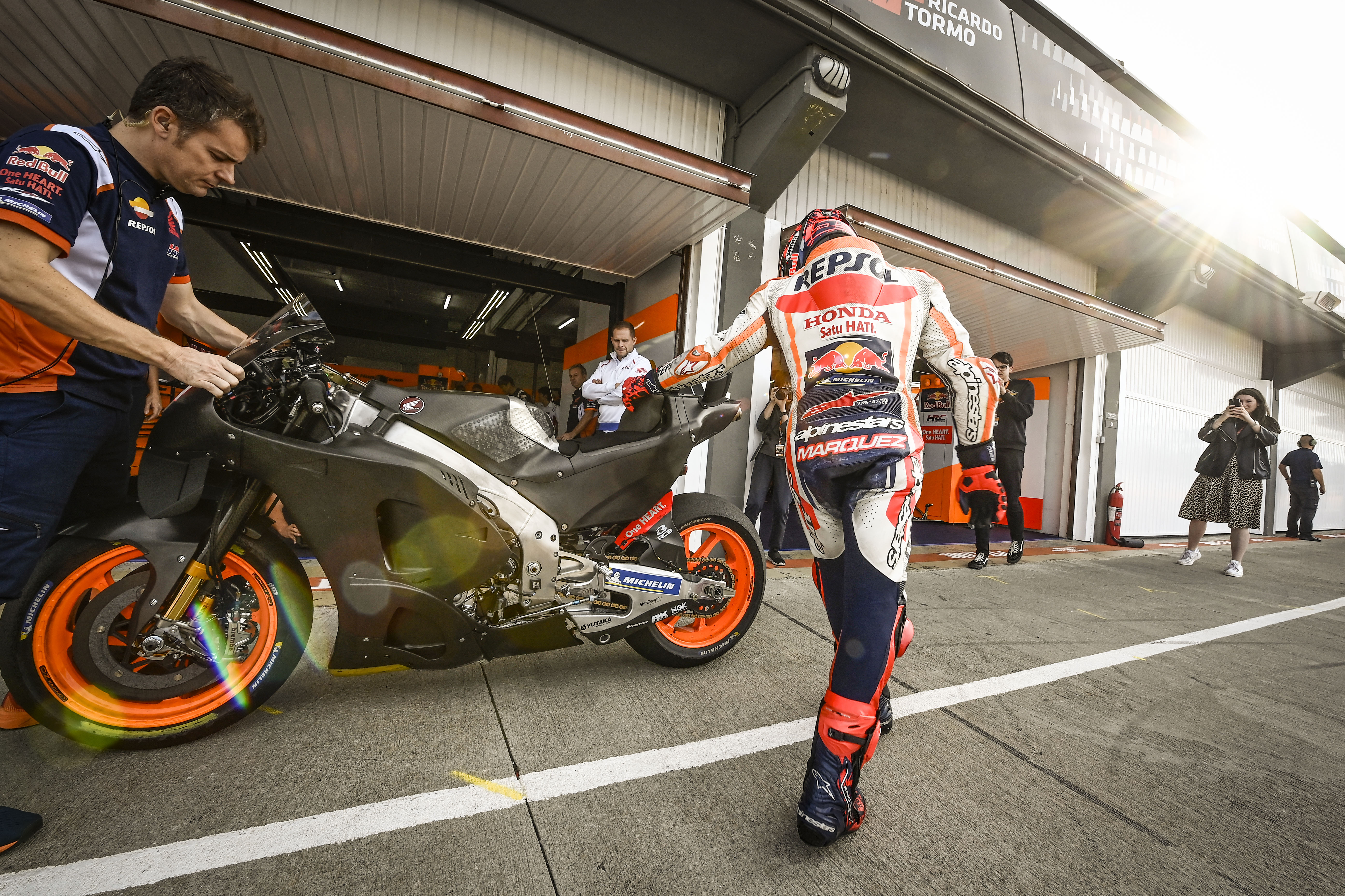 Marc Marquez Honda Valencia test MotoGP