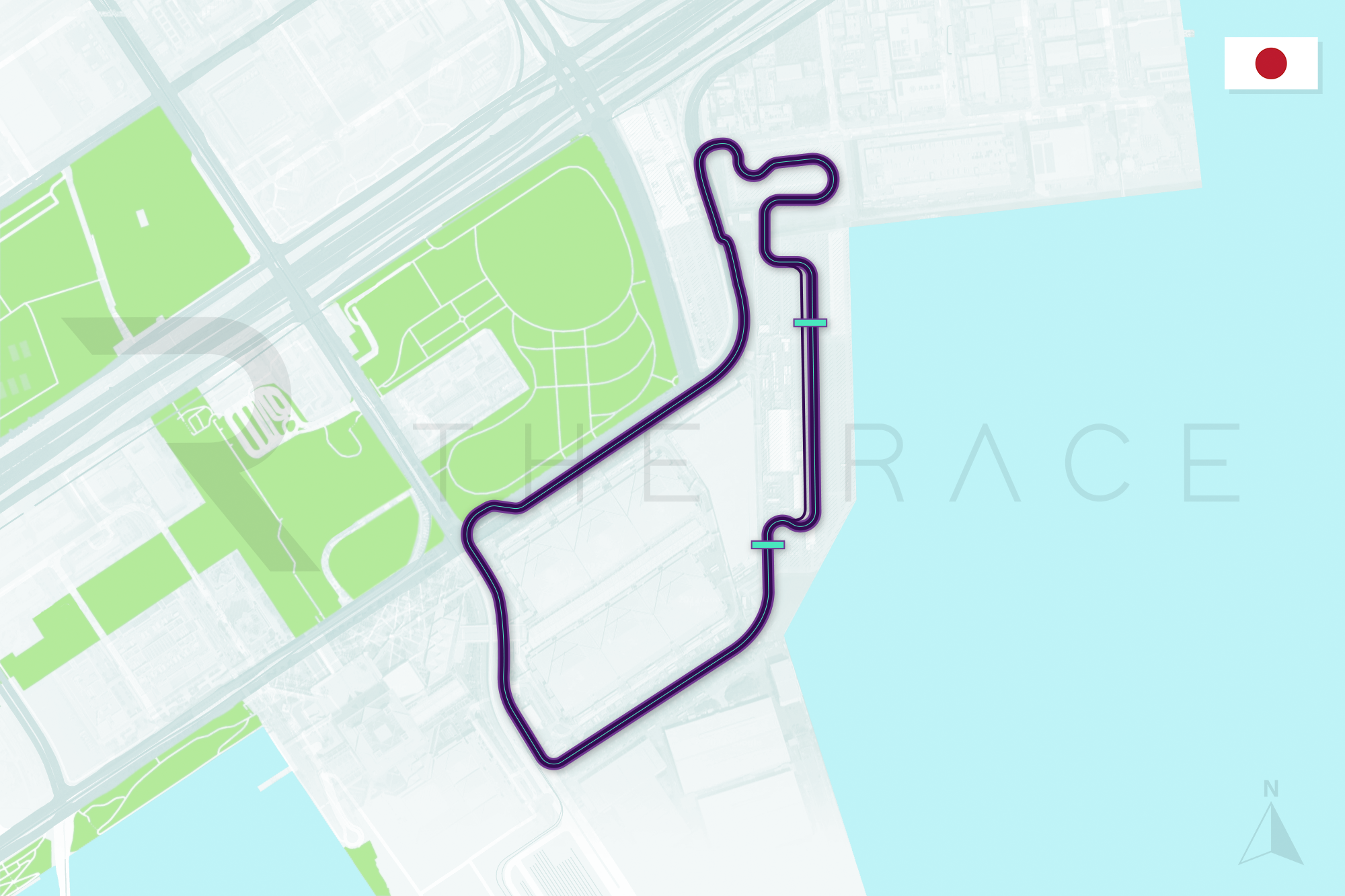 Formula E Tokyo Japan planned layout