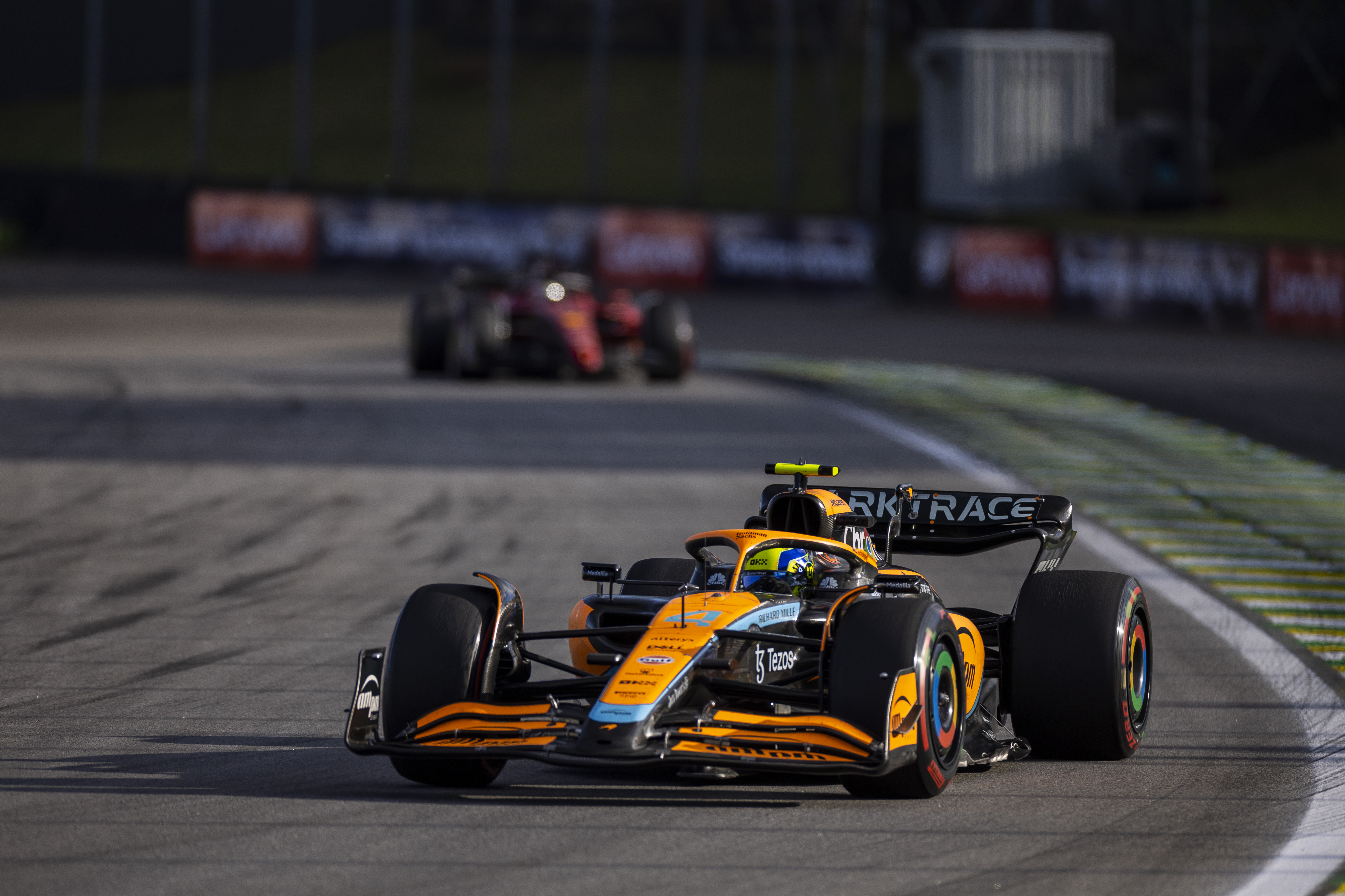 Lando Norris, Mclaren Mcl36 Entering A Corner