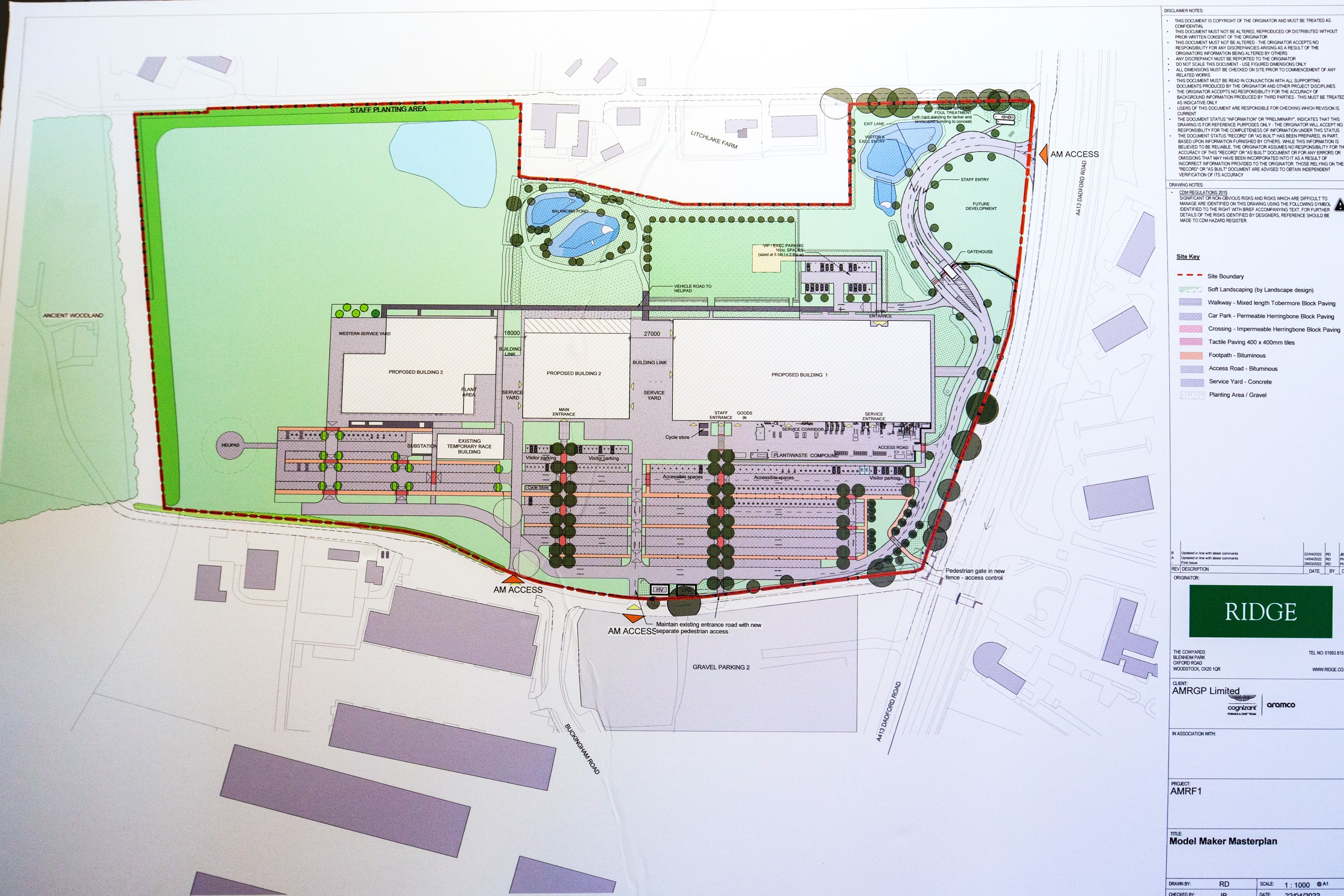 Aston Martin F1 factory plan