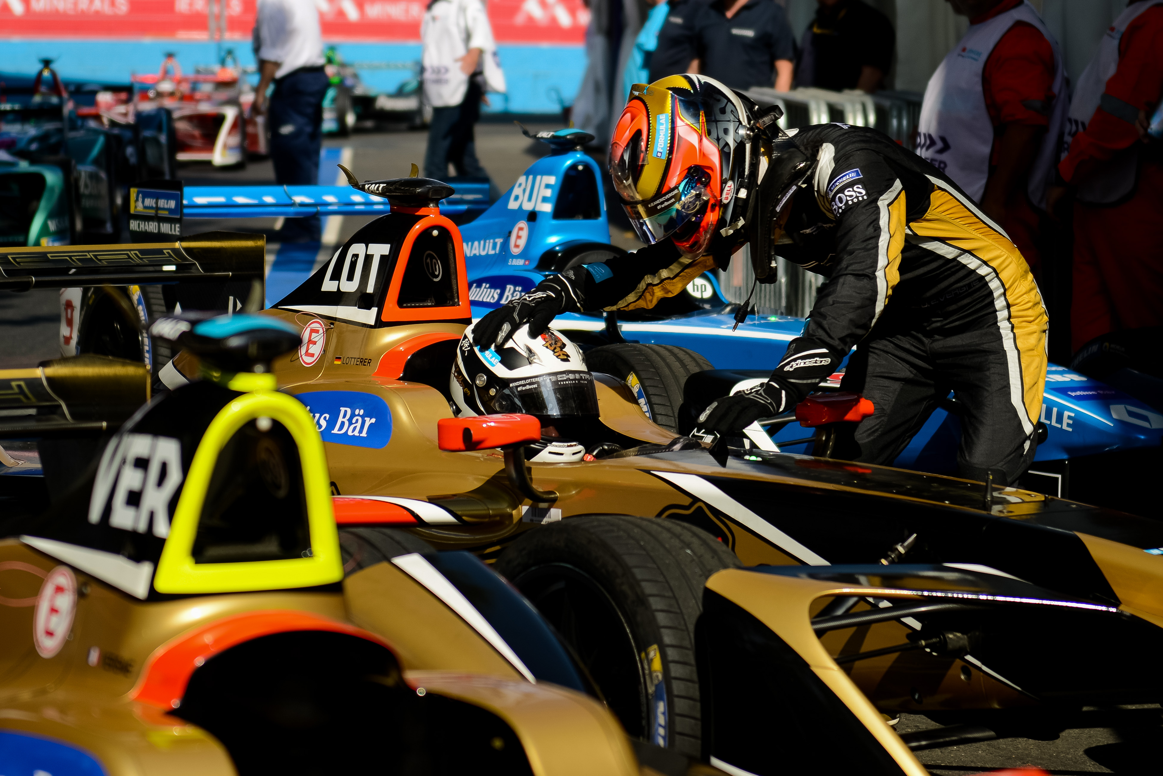 Jean-Eric Vergne Andre Lotterer Techeetah Formula E