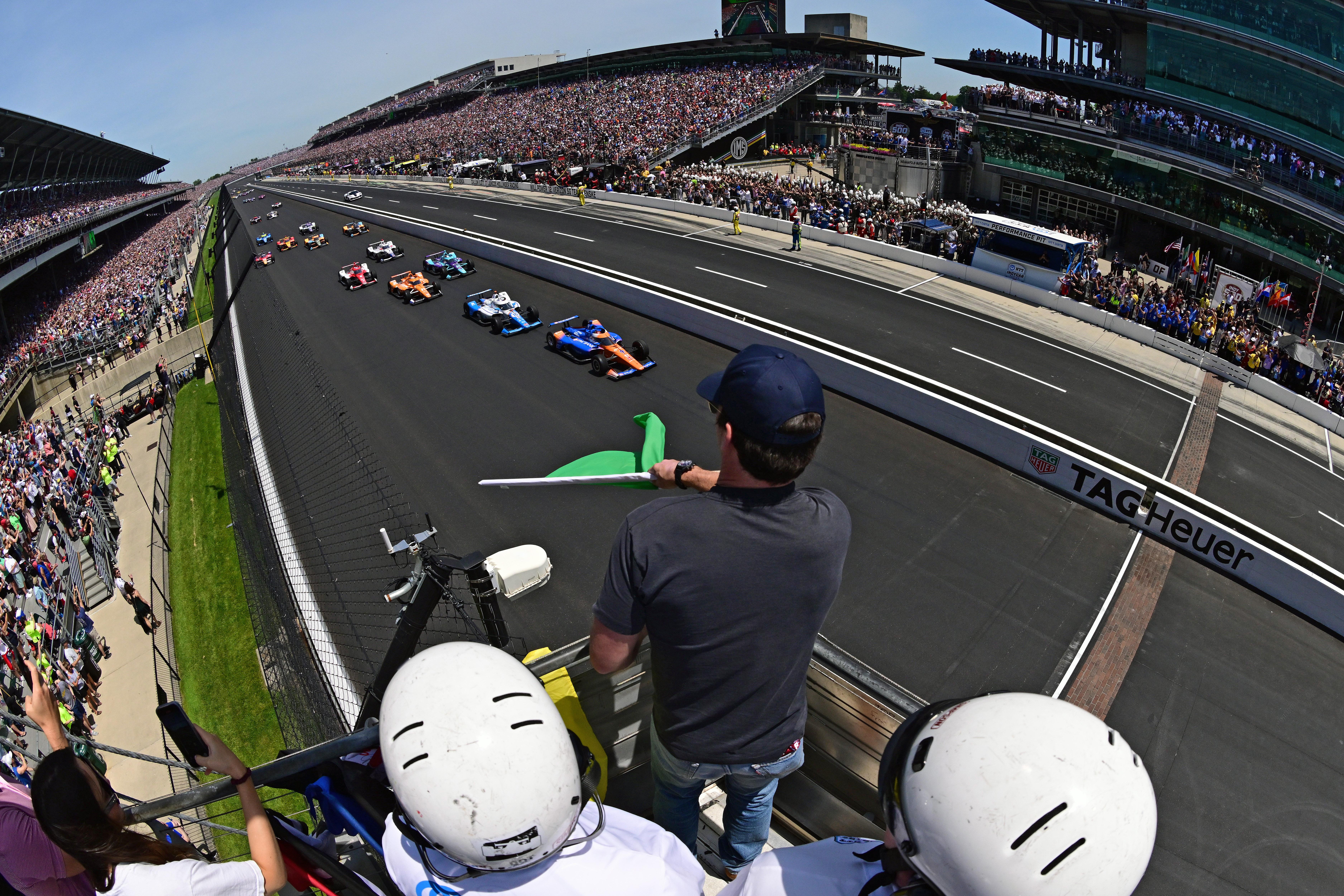 Start Of The 106th Indianapolis 500 By Walt Kuhn Largeimagewithoutwatermark M59944