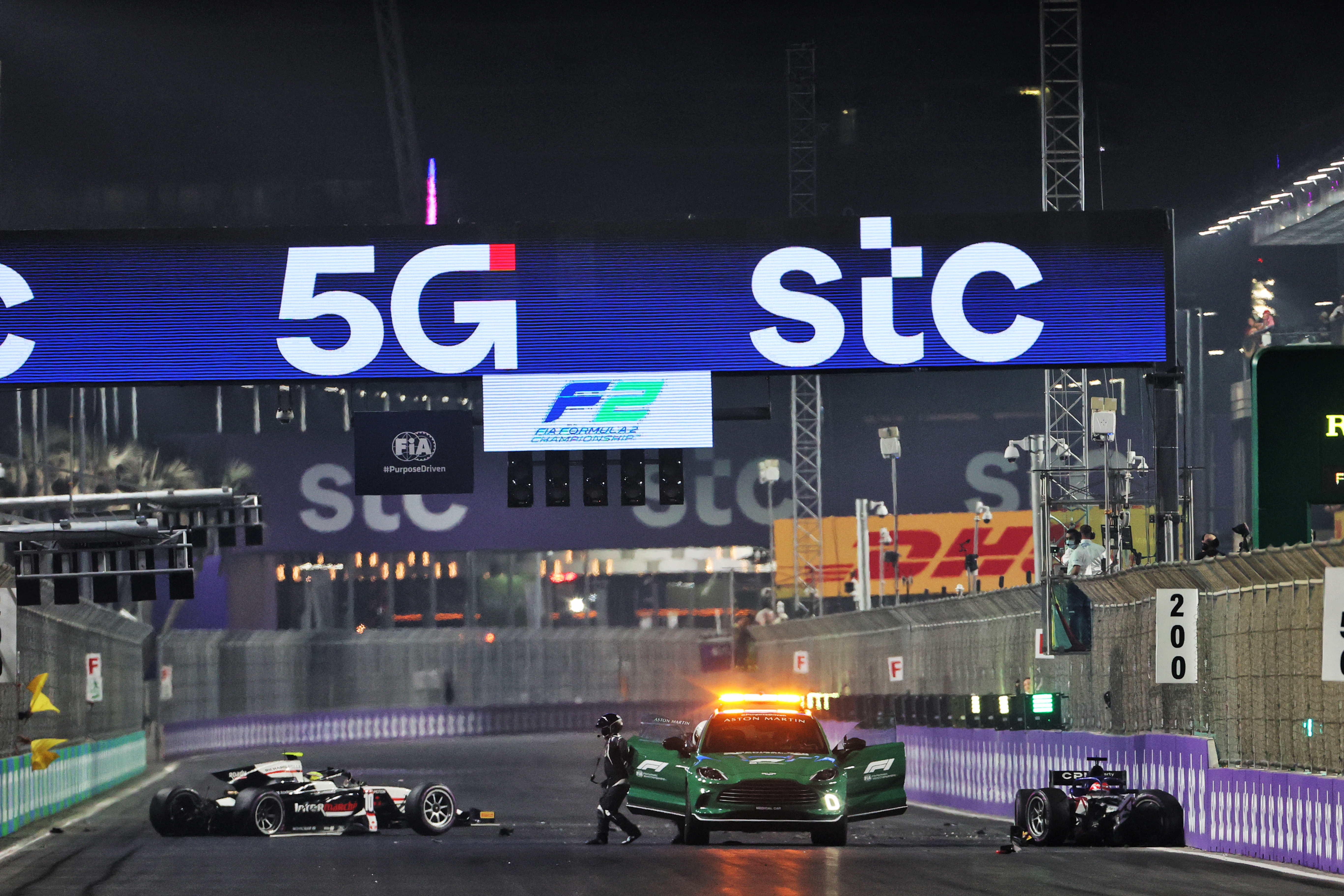 Motor Racing Fia Formula 2 Championship Sunday Jeddah, Saudi Arabia