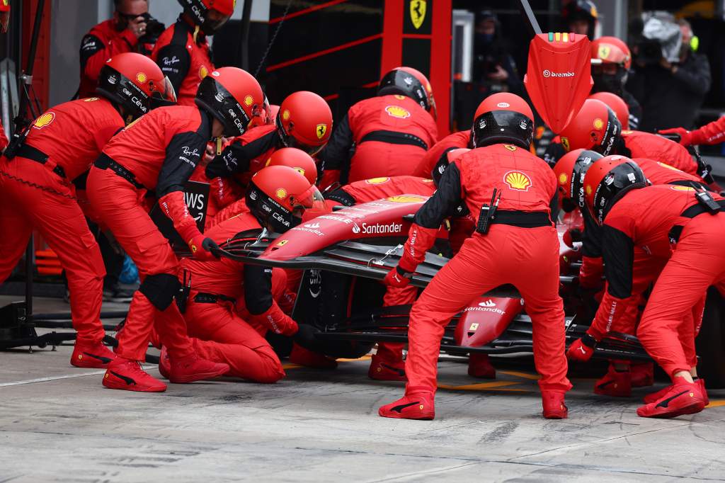 Balap Motor Kejuaraan Dunia Formula Satu Emilia Romagna Grand Prix Race Day Imola, Italia