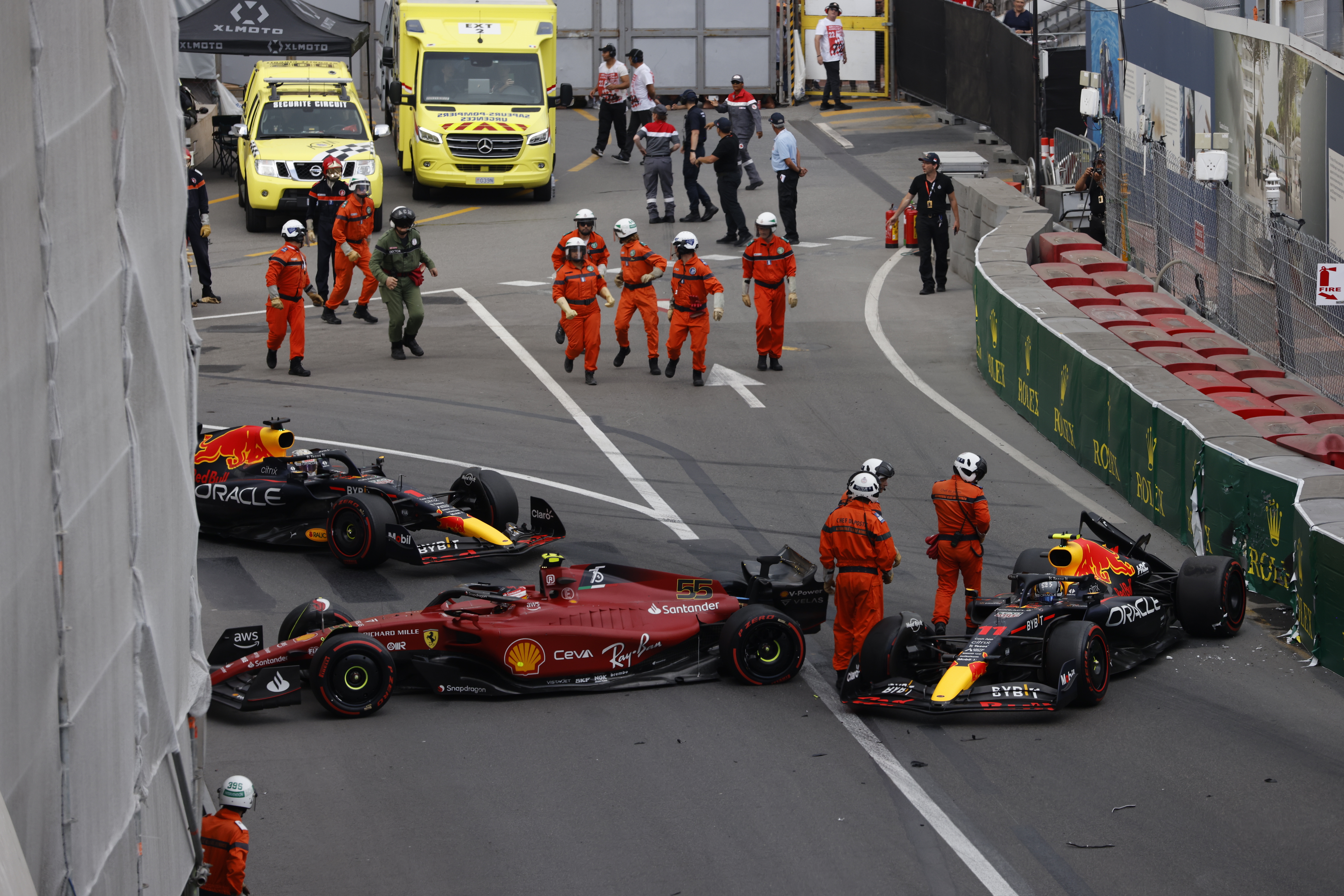 Sergio Perez, Monaco GP crash, F1