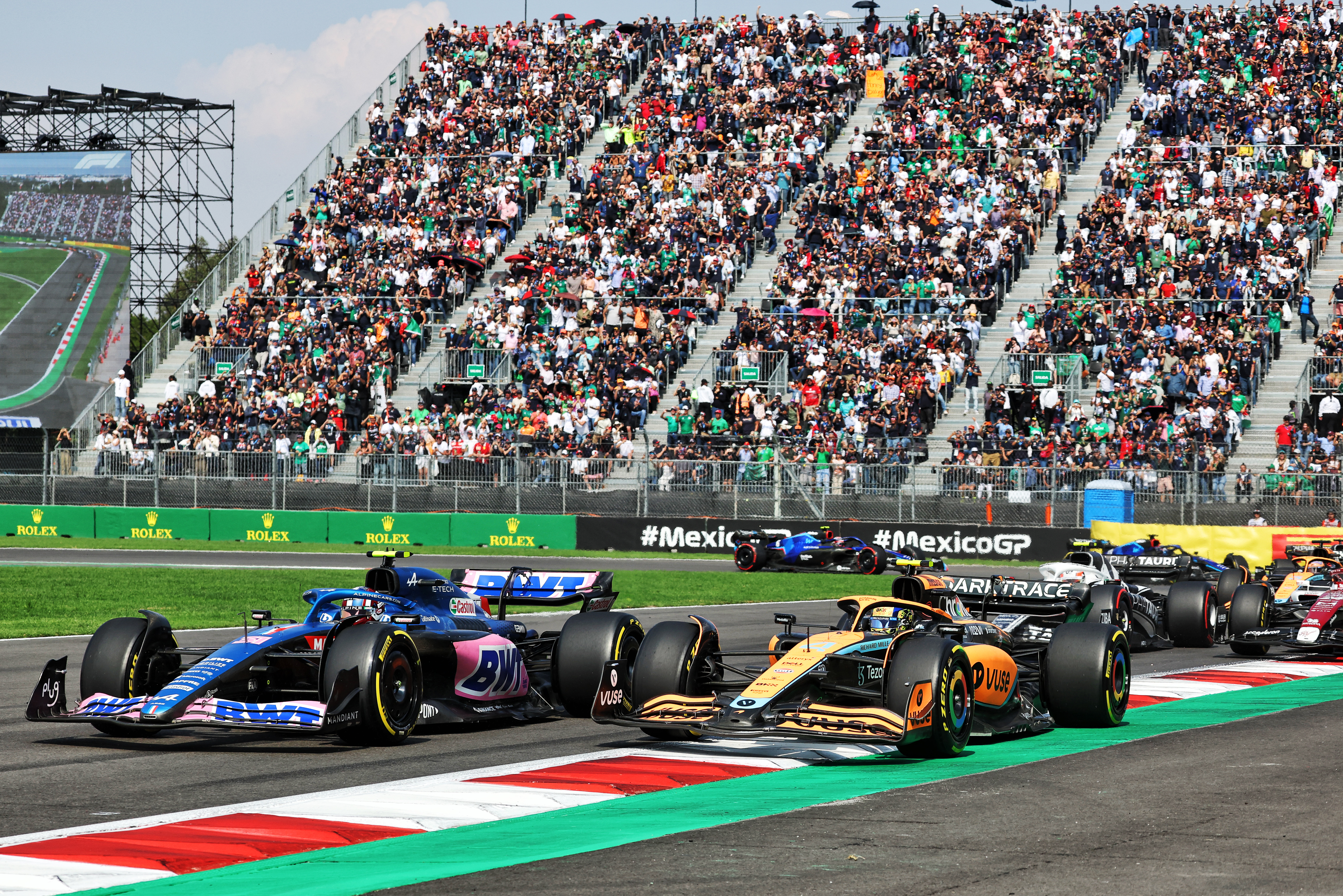 Balap Motor Kejuaraan Dunia Formula Satu Meksiko Hari Balapan Grand Prix Mexico City, Meksiko