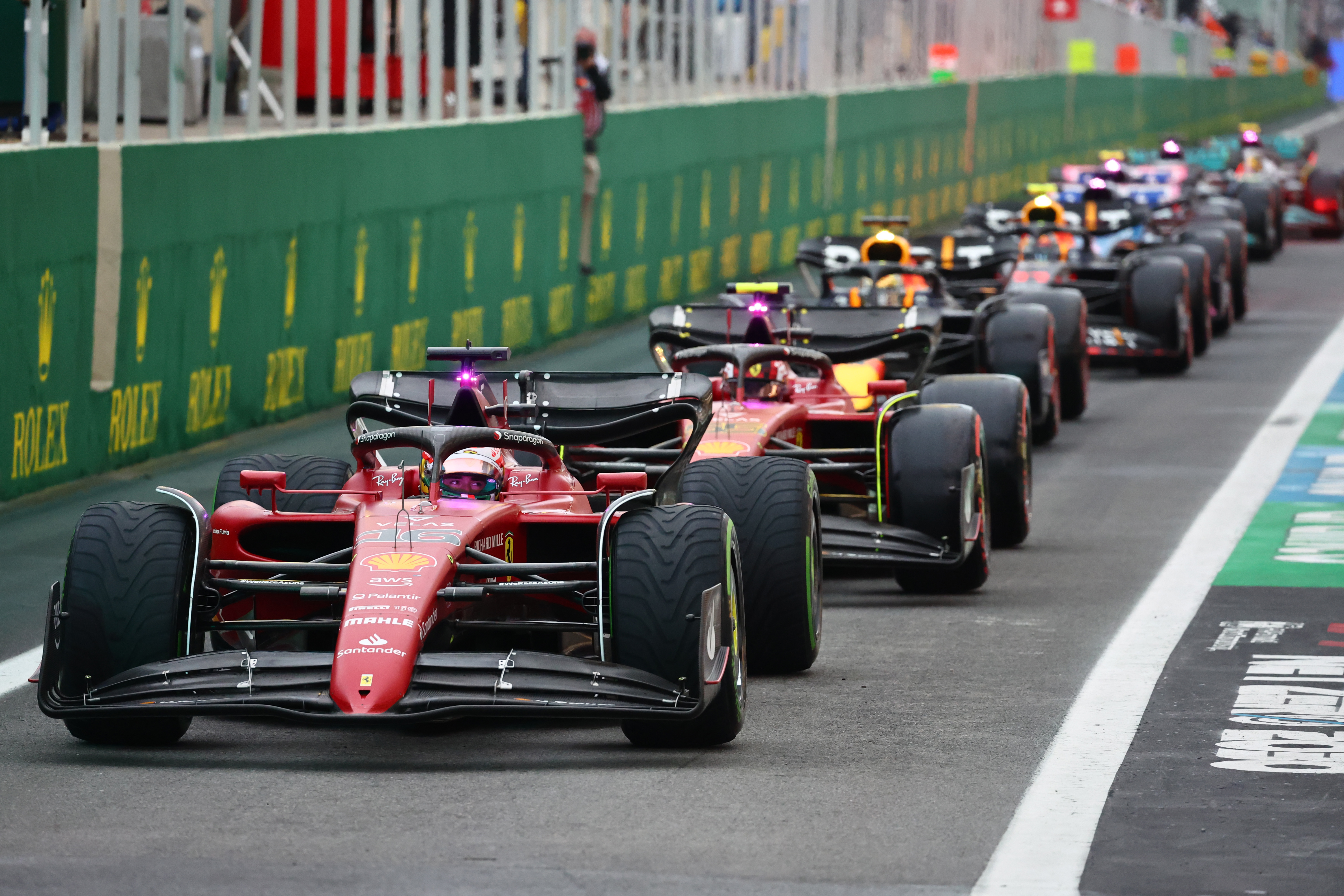 Motor Racing Formula One World Championship Brazilian Grand Prix Qualifying Day Sao Paulo, Brazil