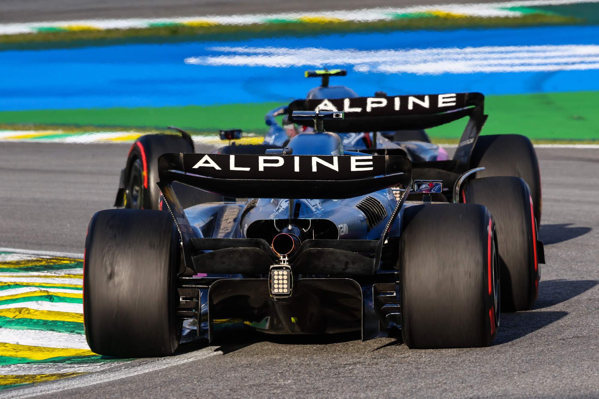 Fernando Alonso Alpine Esteban Ocon F1 Brazilian GP