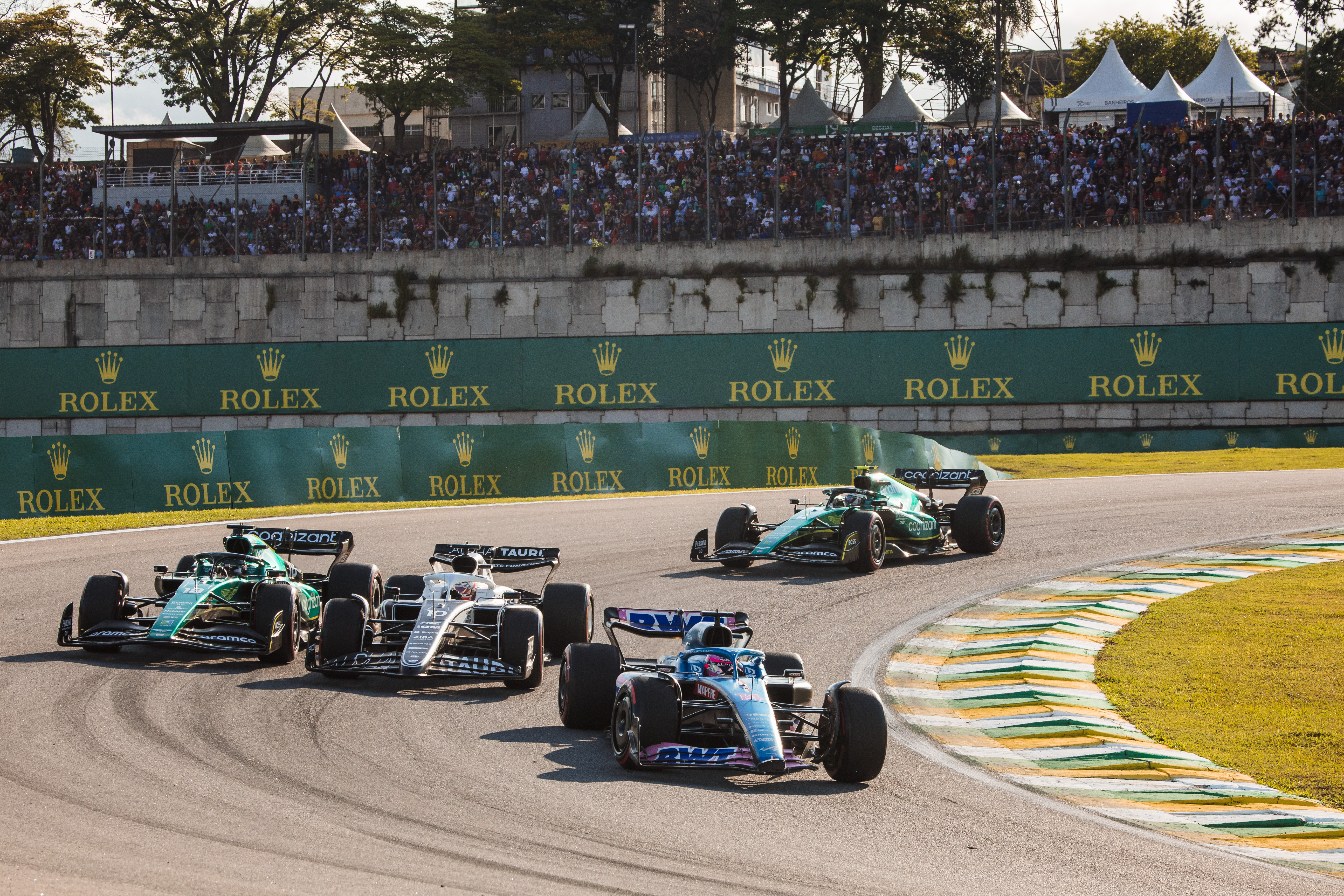 Balap Motor Kejuaraan Dunia Formula Satu Grand Prix Brasil Hari Sprint Sao Paulo, Brasil