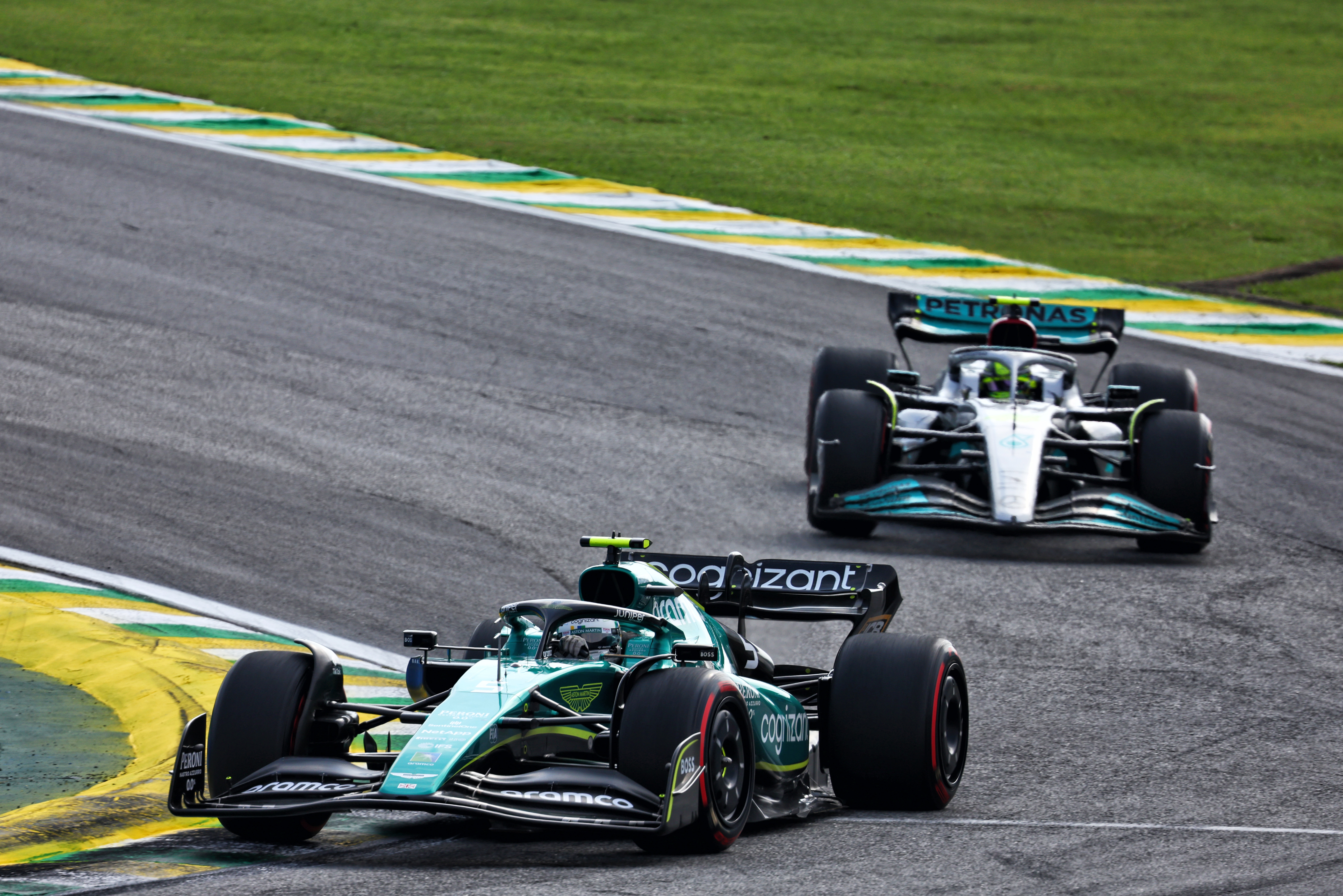 Motor Racing Formula One World Championship Brazilian Grand Prix Race Day Sao Paulo, Brazil