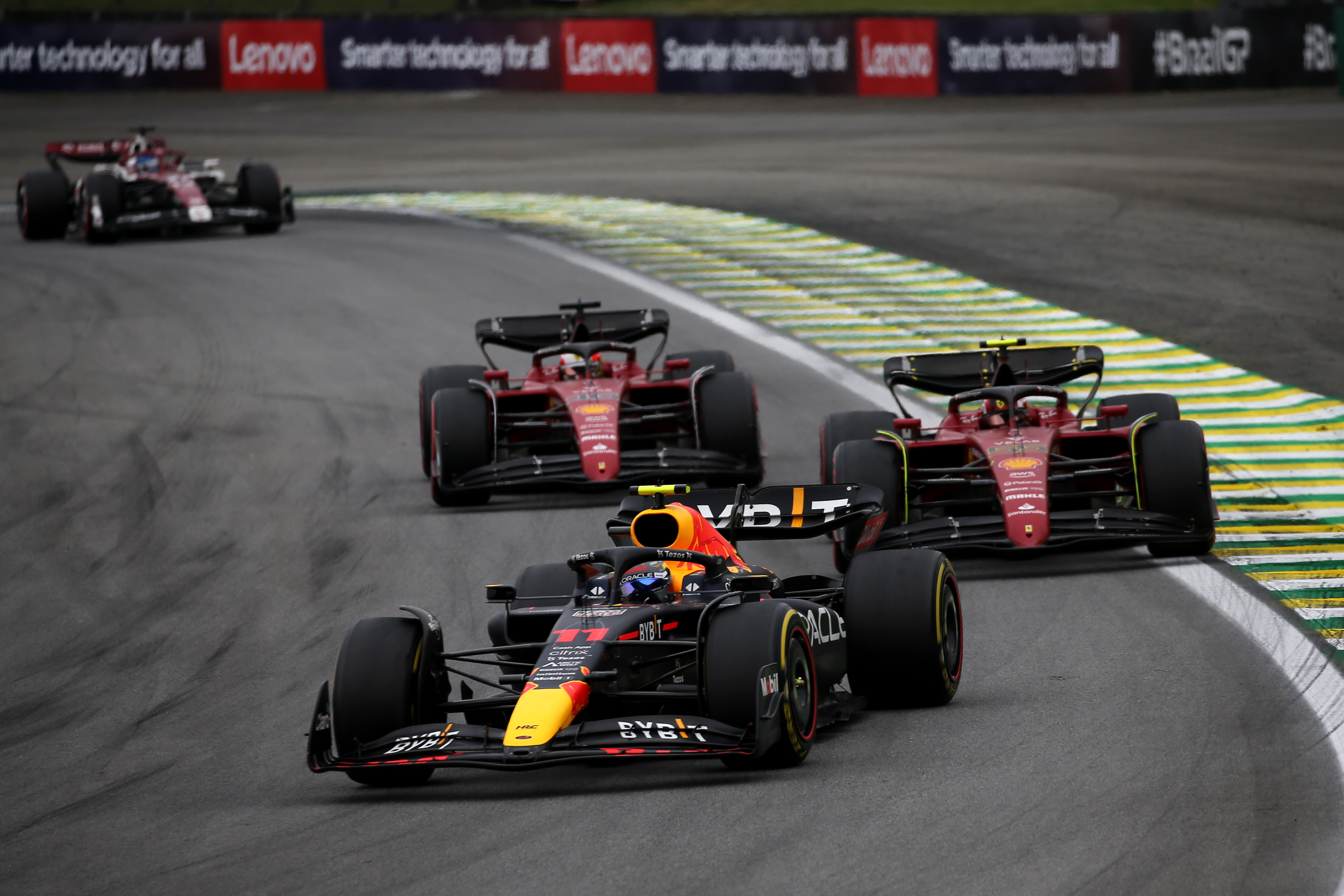 Motor Racing Formula One World Championship Brazilian Grand Prix Race Day Sao Paulo, Brazil