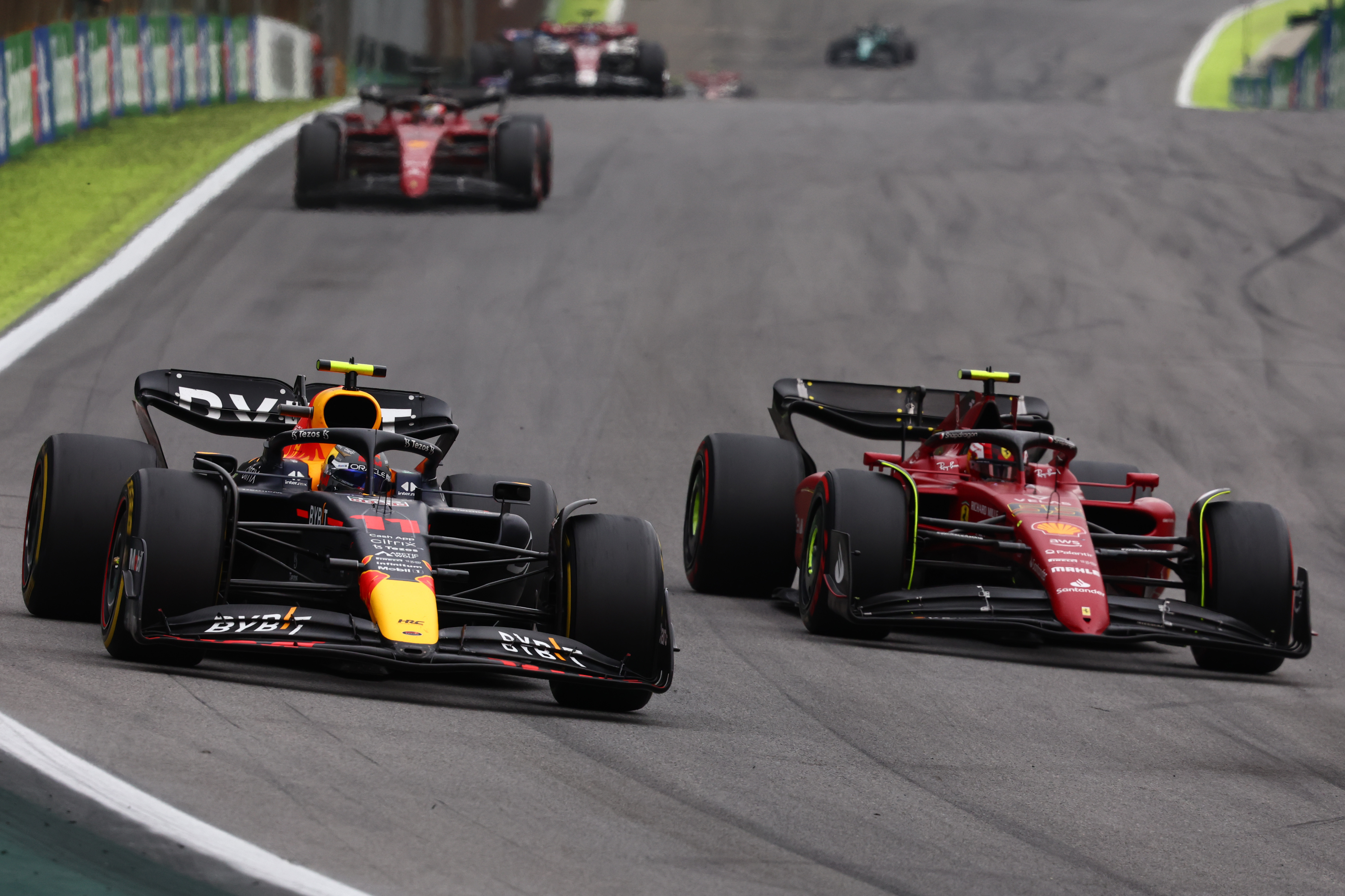 Motor Racing Formula One World Championship Brazilian Grand Prix Race Day Sao Paulo, Brazil