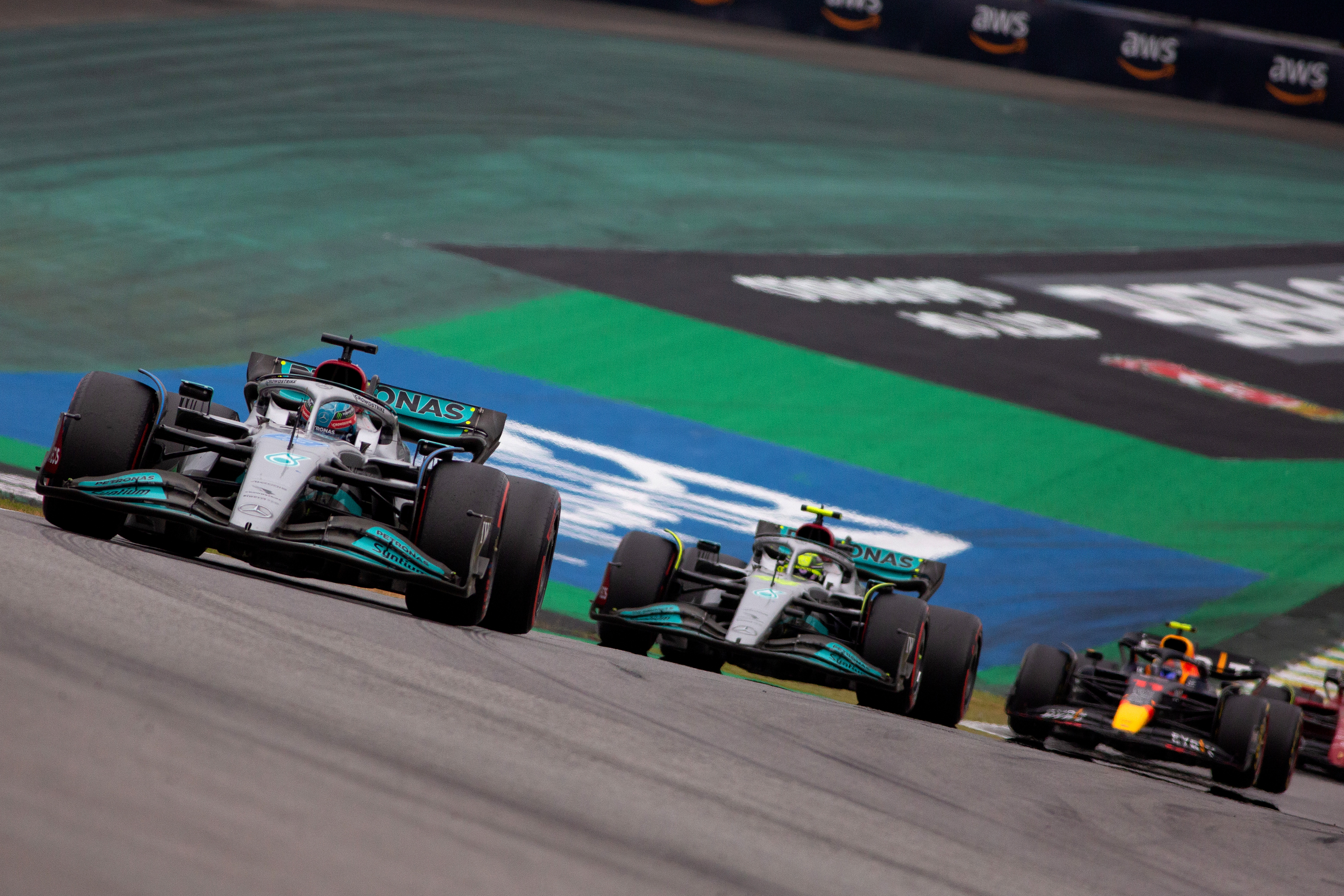 Motor Racing Formula One World Championship Brazilian Grand Prix Race Day Sao Paulo, Brazil