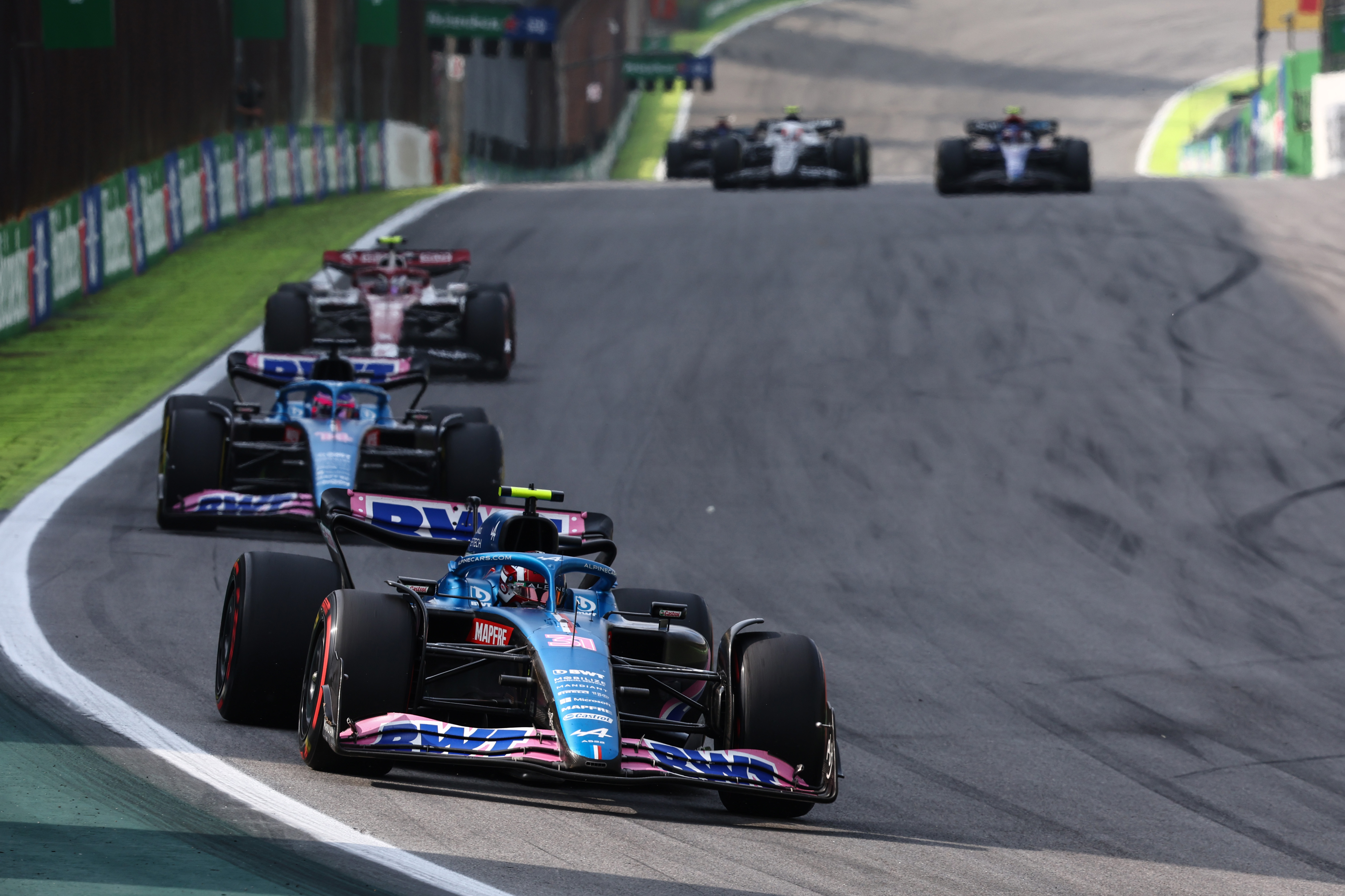 Motor Racing Formula One World Championship Brazilian Grand Prix Race Day Sao Paulo, Brazil