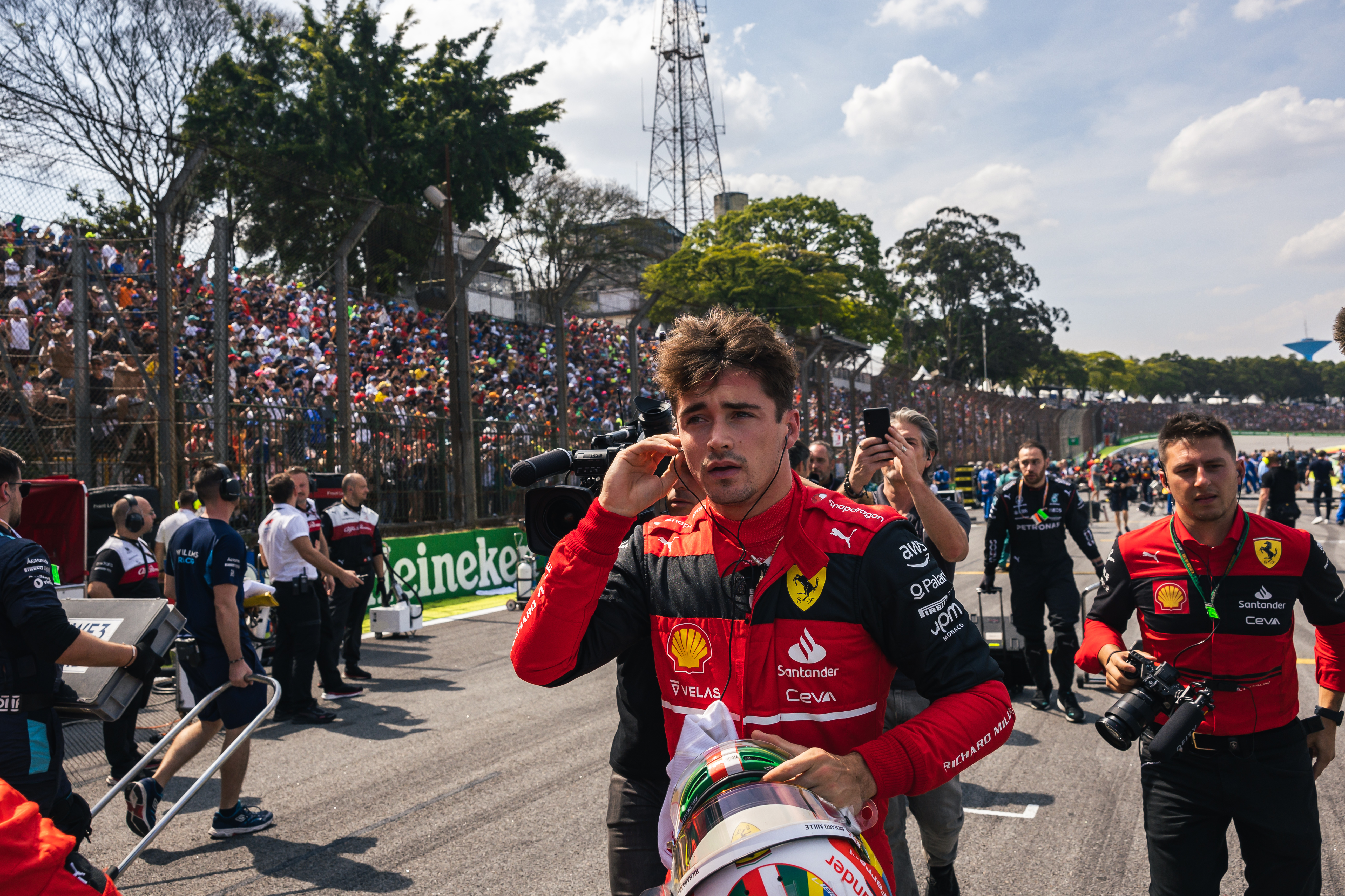 Motor Racing Formula One World Championship Brazilian Grand Prix Race Day Sao Paulo, Brazil