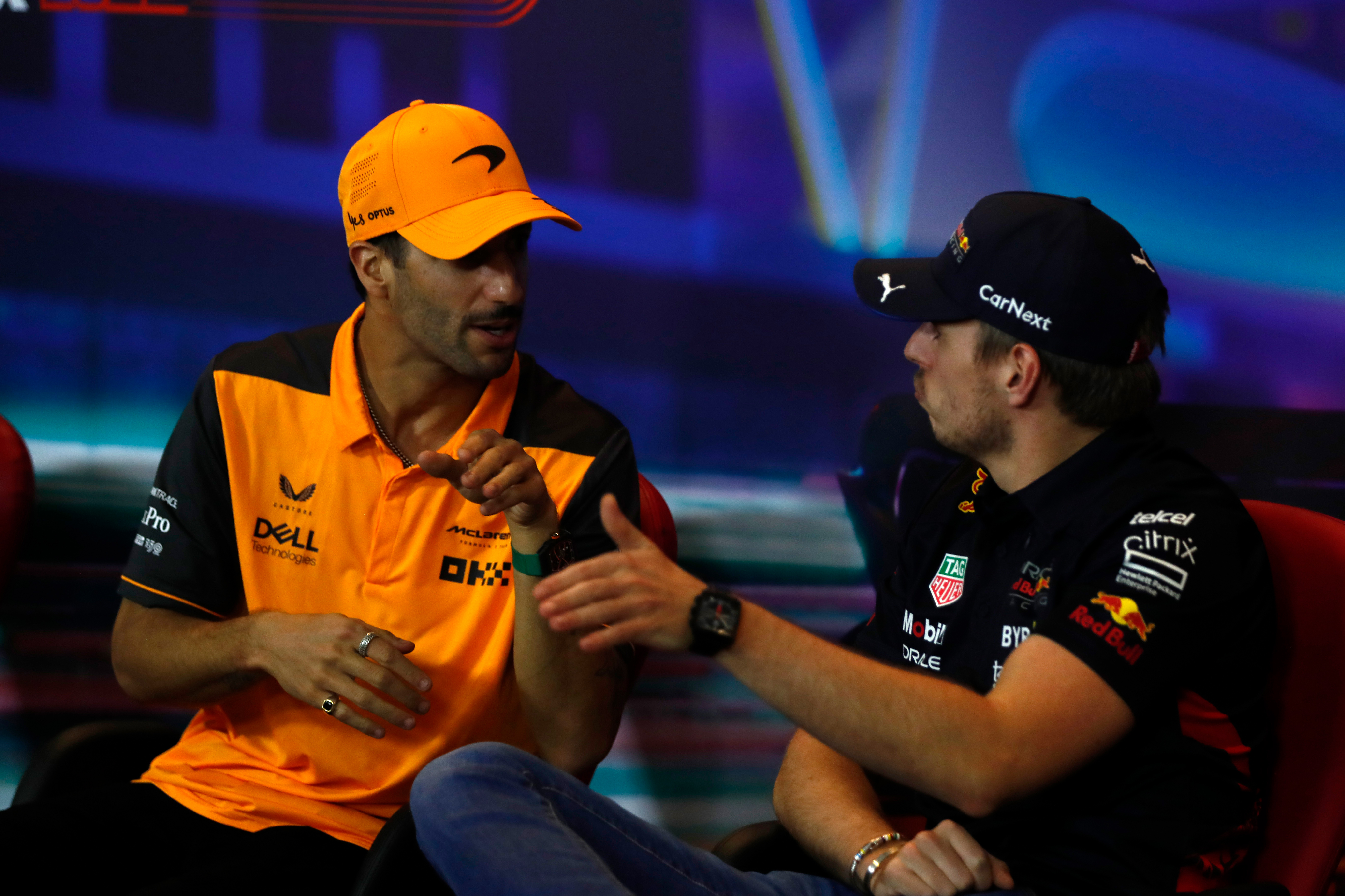 Daniel Ricciardo Max Verstappen McLaren Red Bull F1