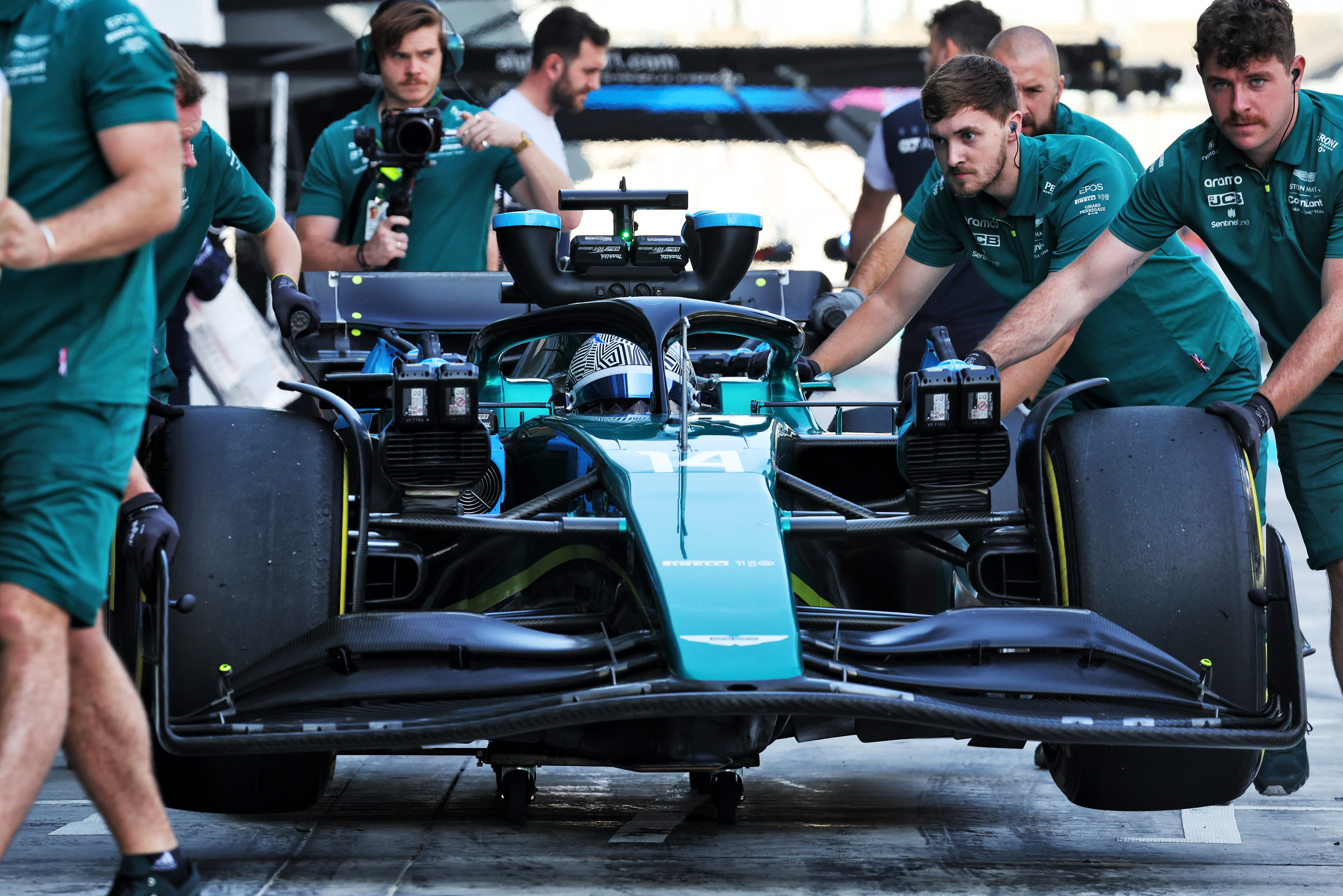 Video: Alonso's first day in green at Aston Martin