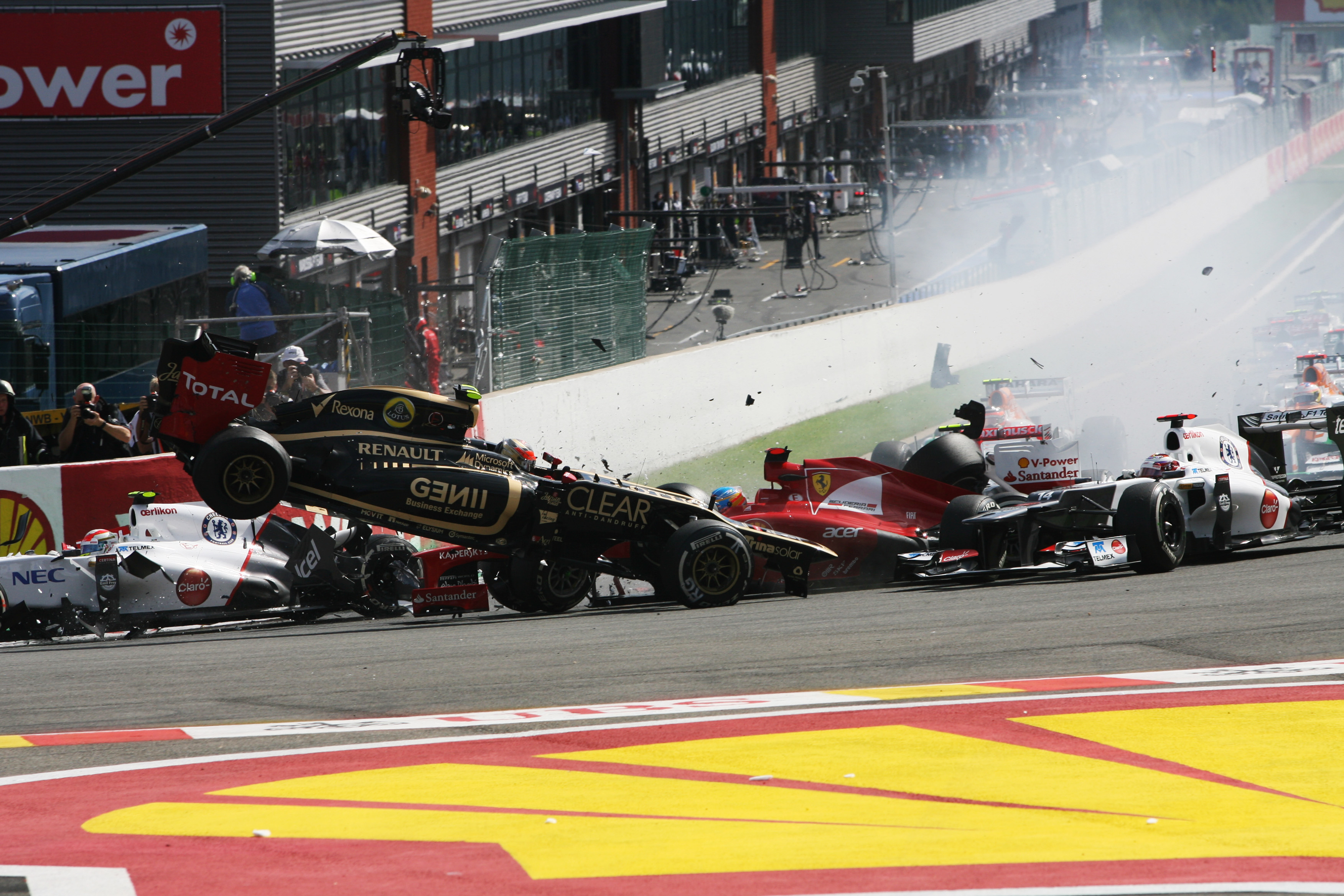 Motor Racing Formula One World Championship Belgian Grand Prix Race Day Spa Francorchamps, Belgium